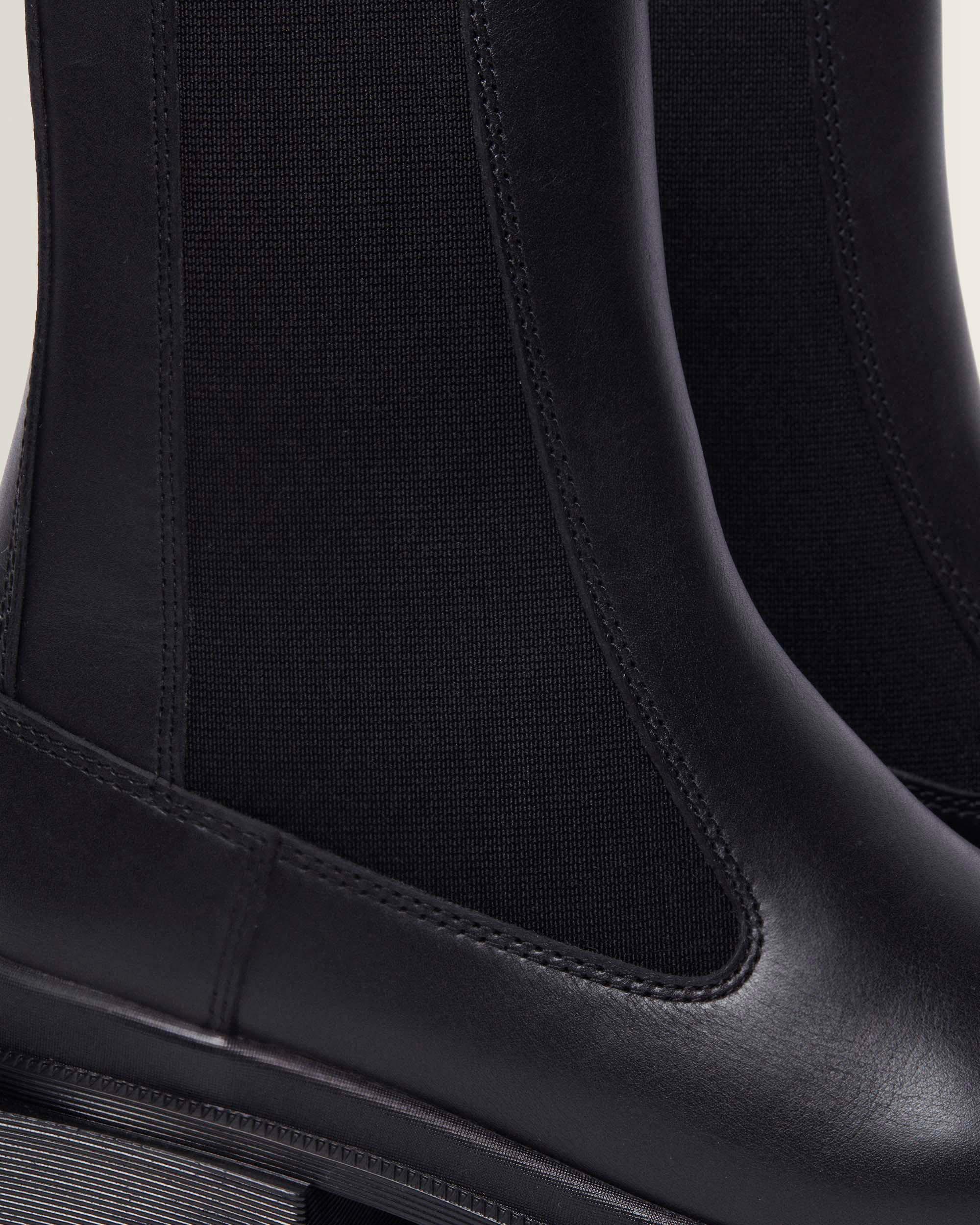 Maybole Leder Chelsea Boots mit eckiger Zehenpartie