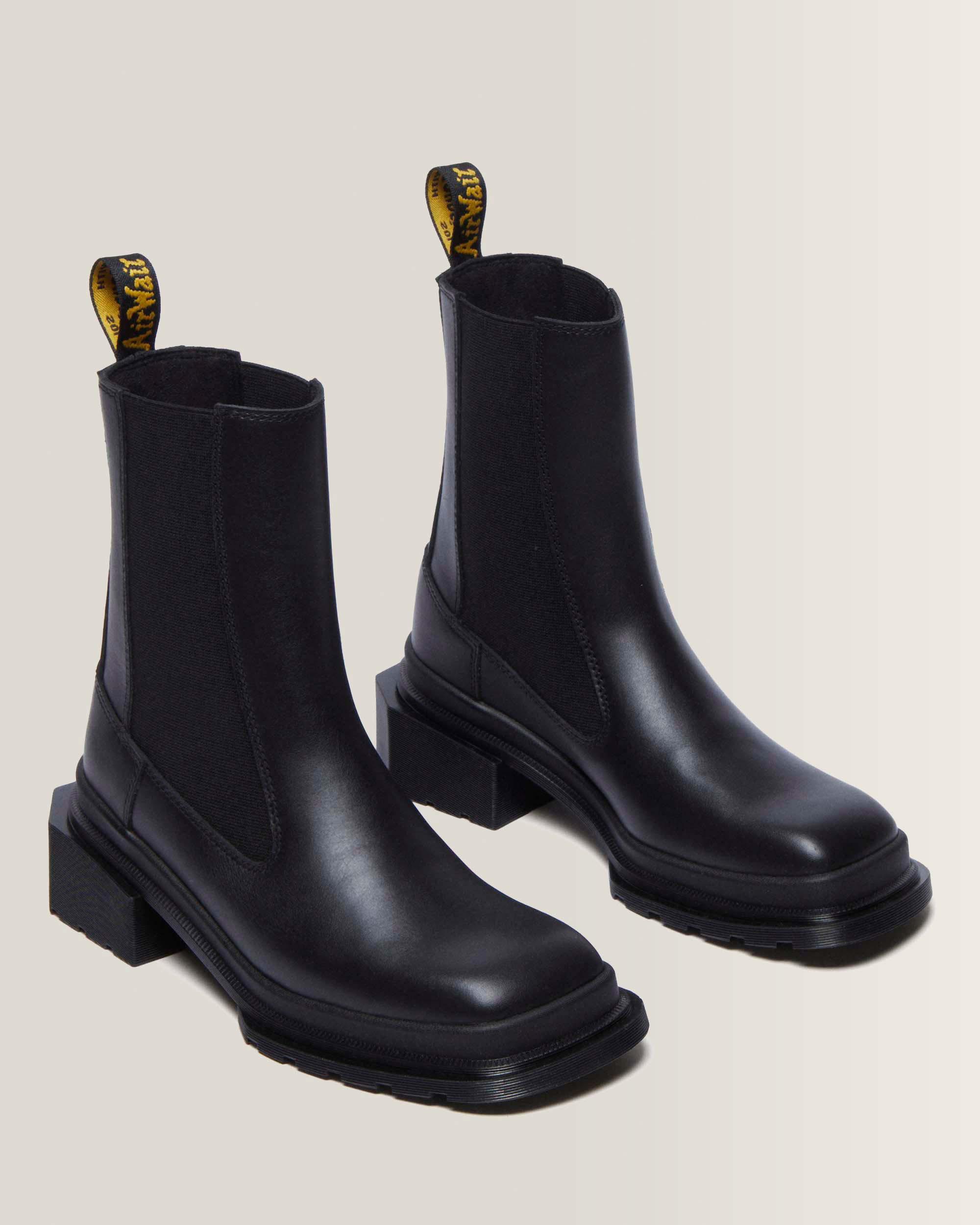 Maybole Leder Chelsea Boots mit eckiger Zehenpartie