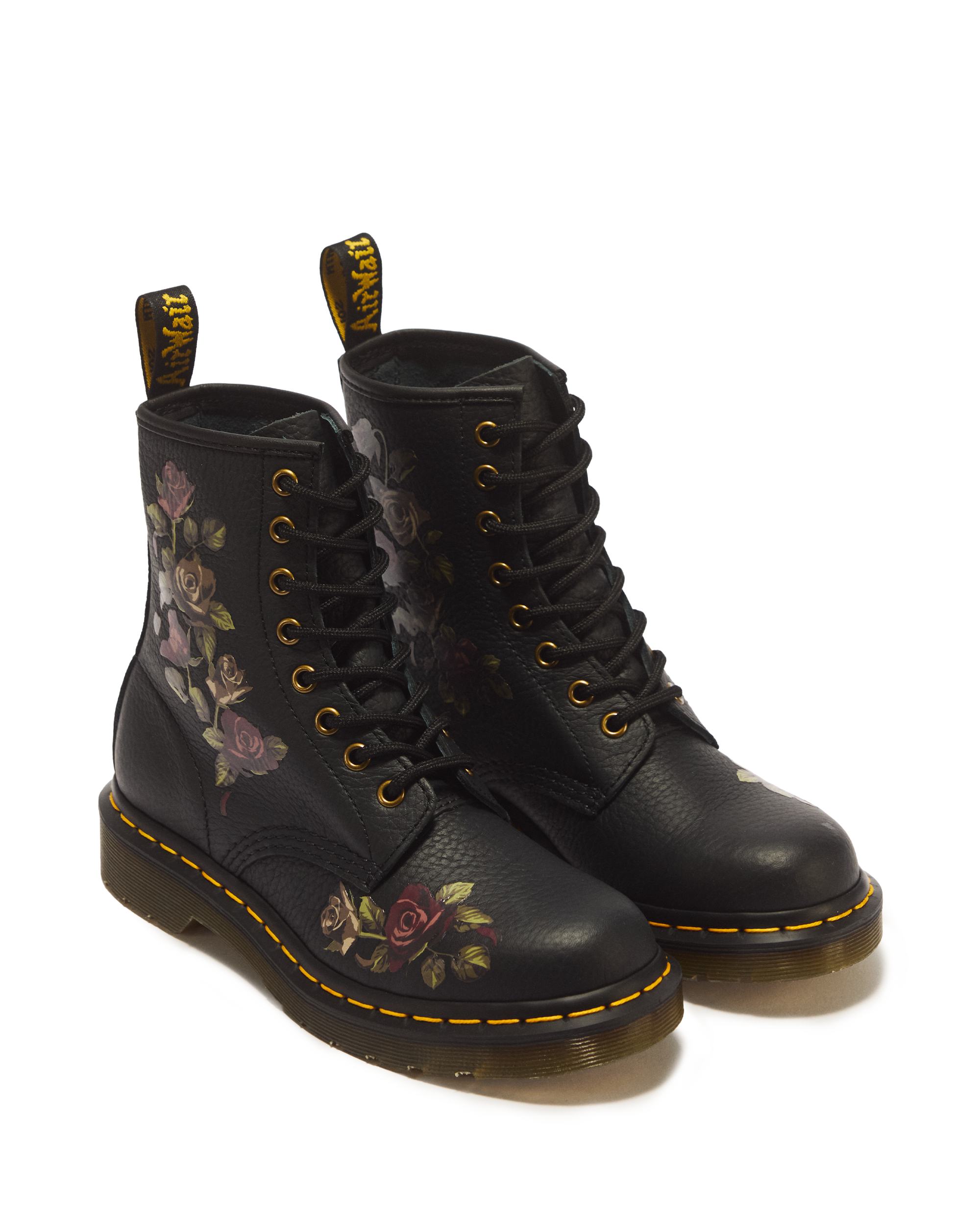 1460 Women's Decayed Roses Lace Up Boots
