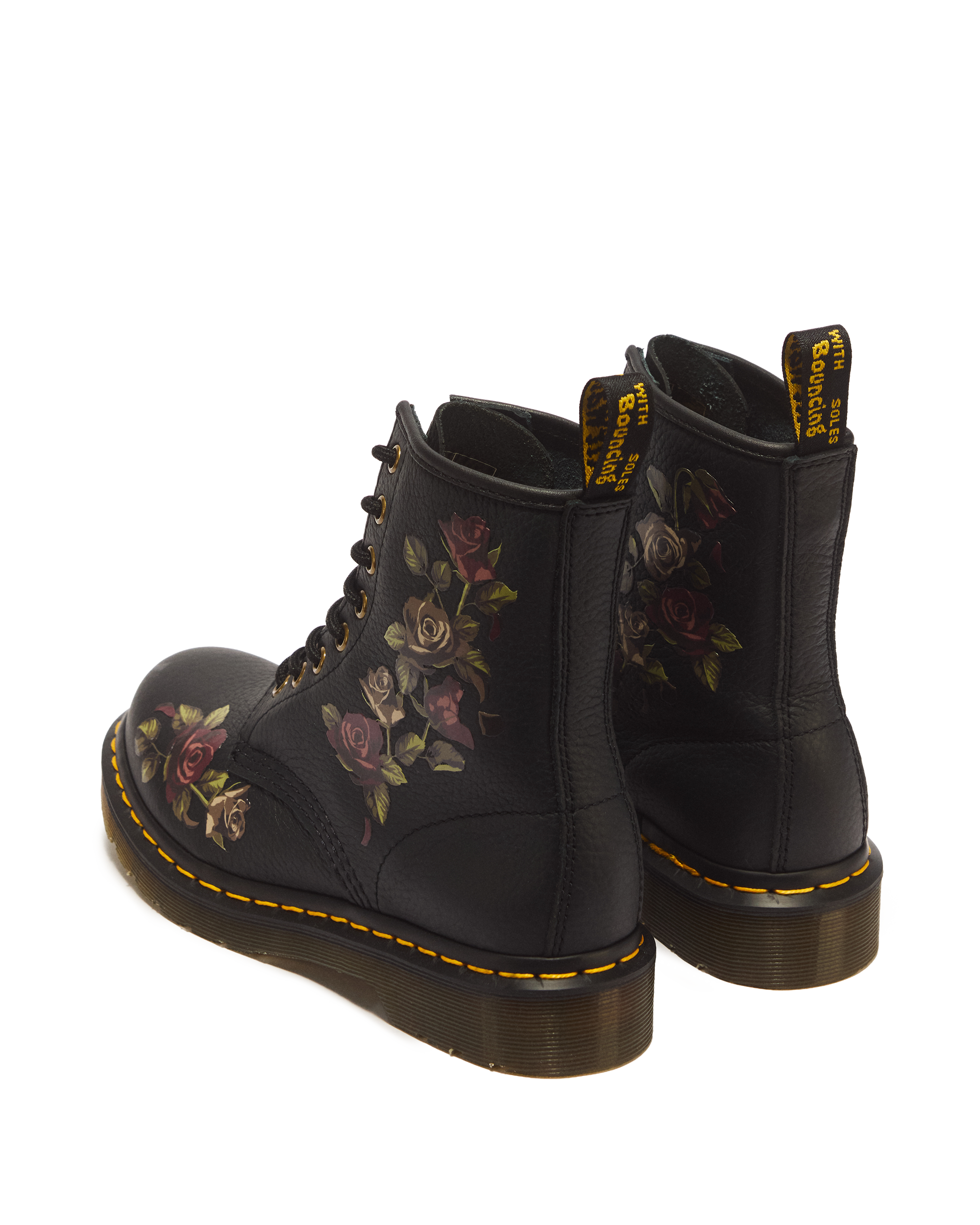 1460 Women's Decayed Roses Lace Up Boots