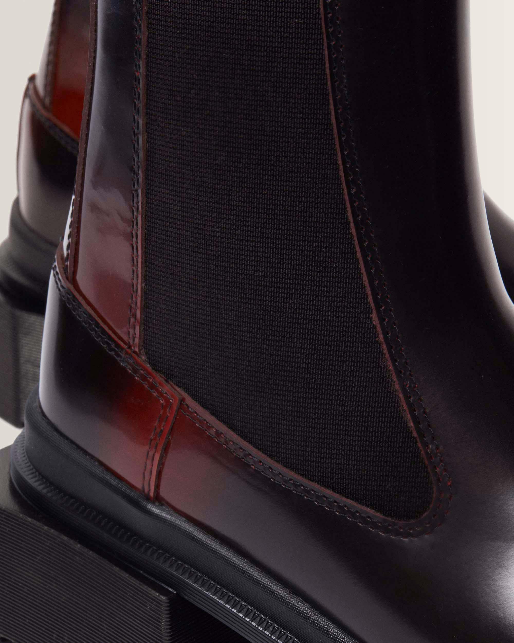 Botas Chelsea Maybole de piel con puntera cuadrada