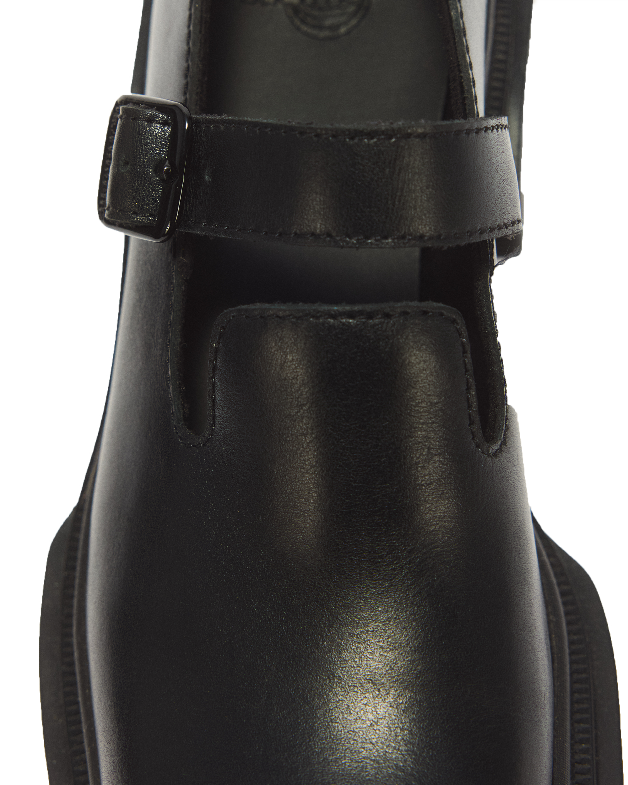 Maybole Square Toe Leather Mary Jane Shoes in Black | Dr. Martens™