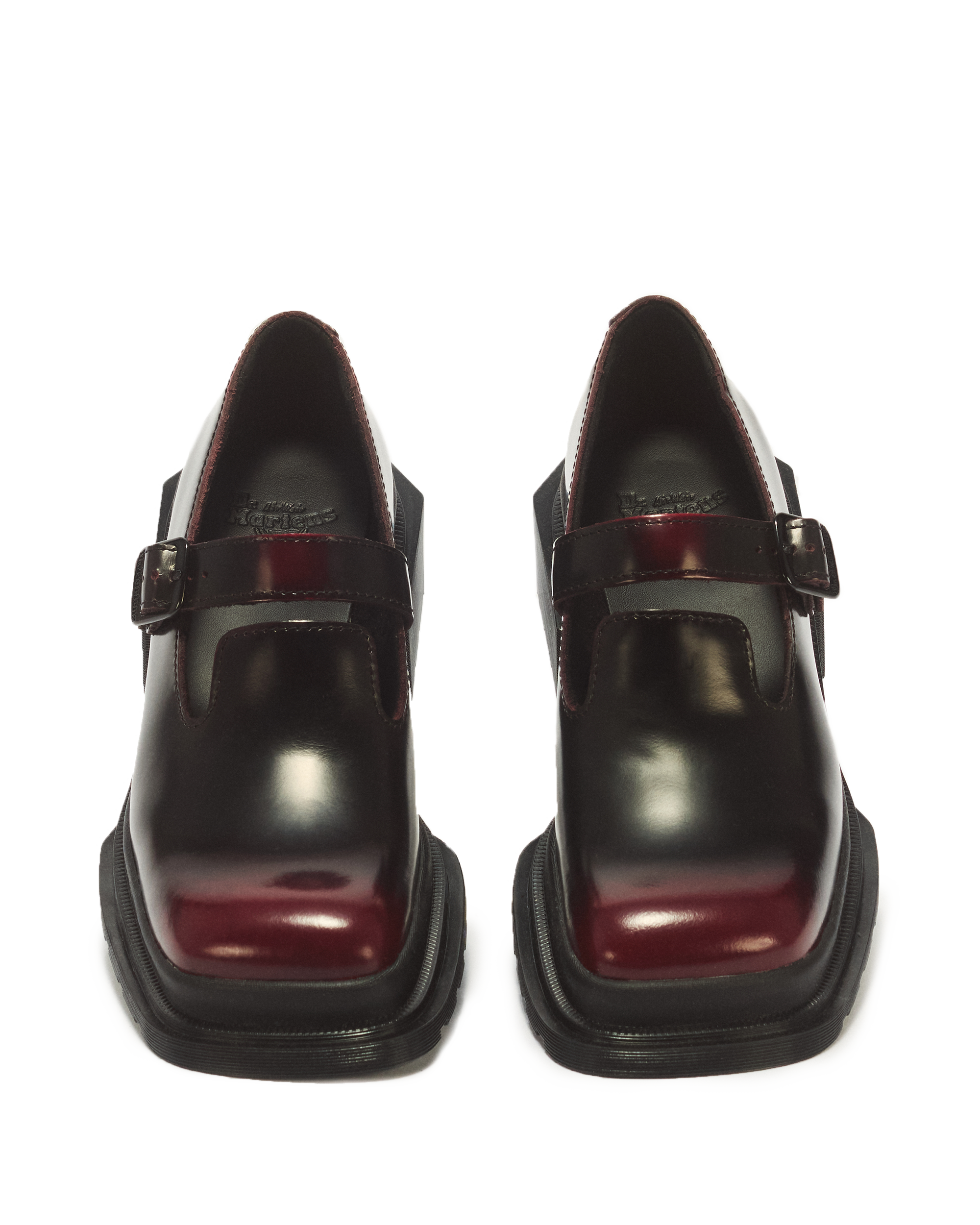 Maybole Leder Square Toe Mary Jane Schuhe