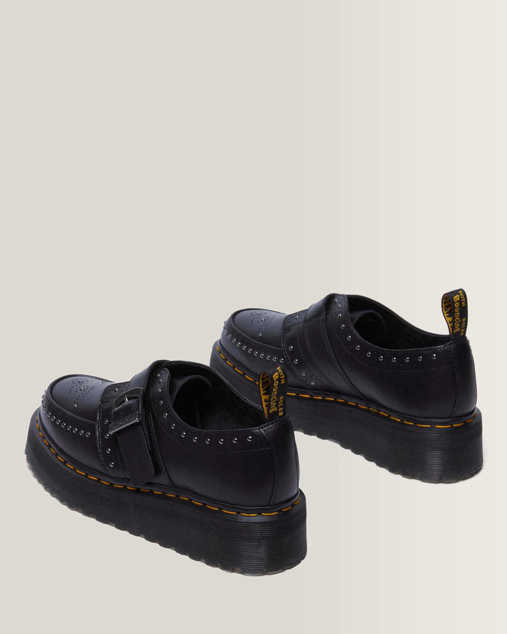 Creepers plateformes Ramsey Monk en cuir à brides
