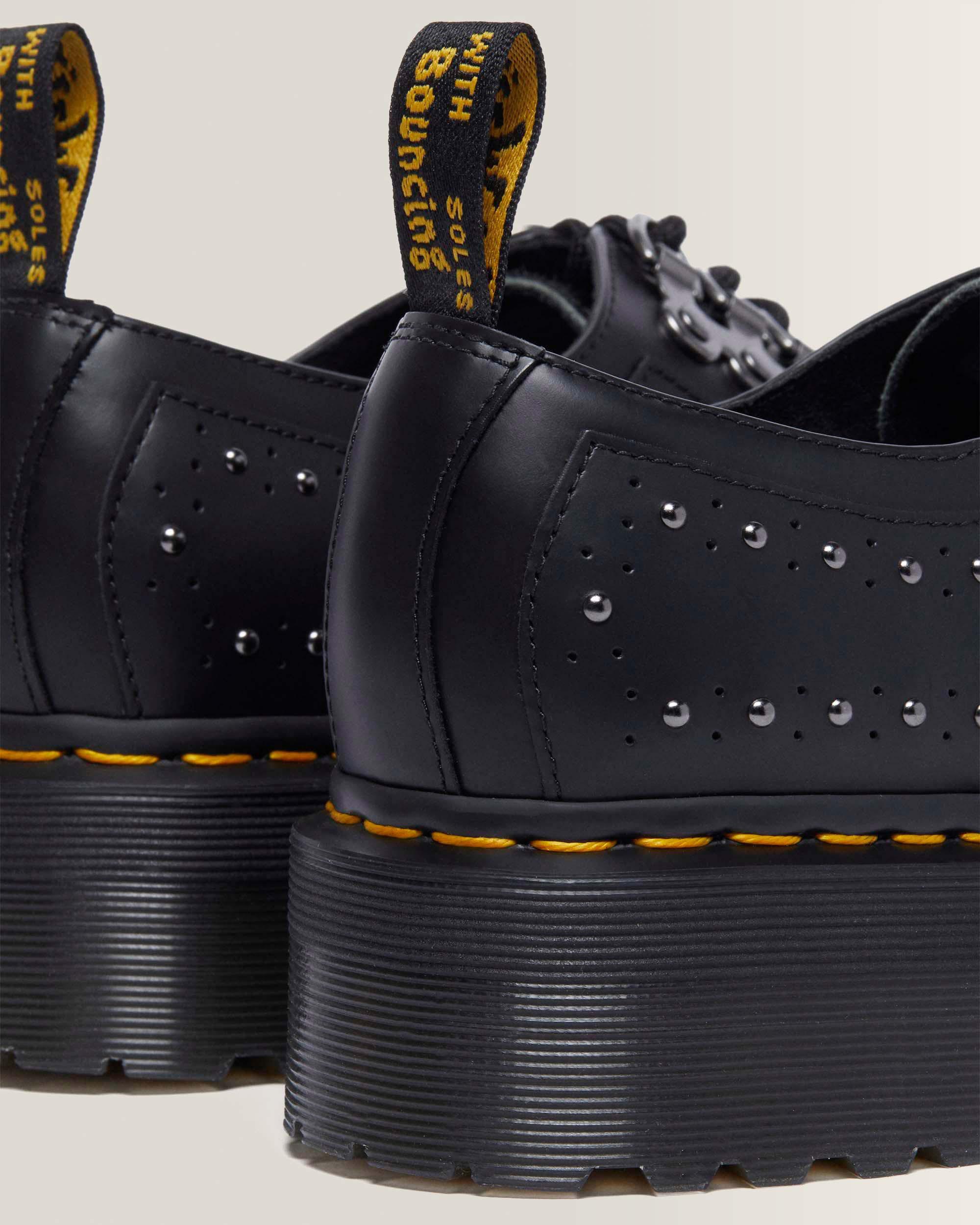 Ramsey 3-Ösen Leder Plateau Creeper