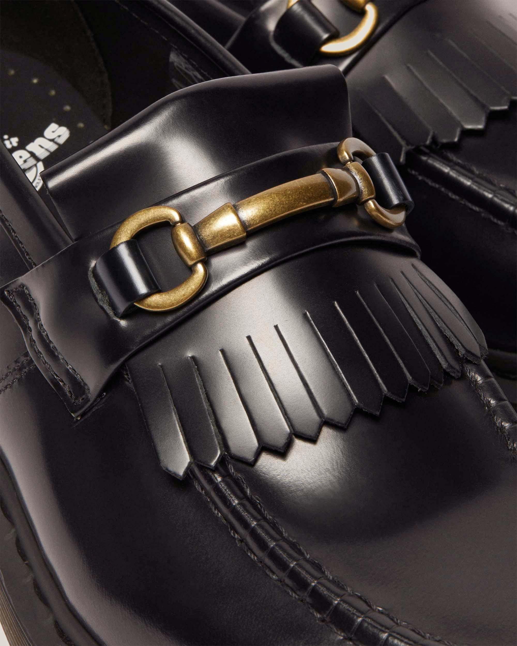 Adrian Snaffle Smooth Leather Tassel Loafers