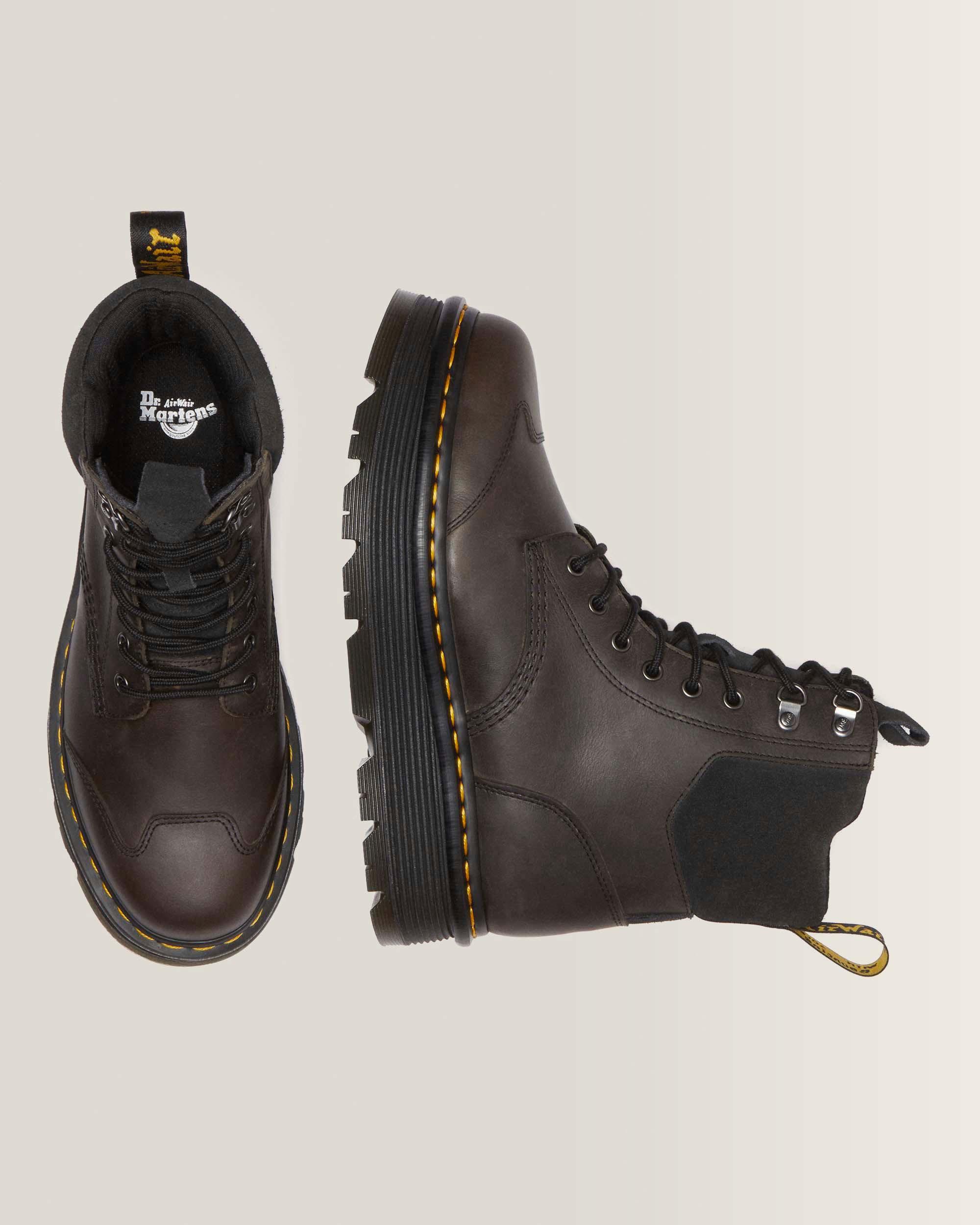 Zebzag Suede & Leather Casual Lace Up Boots