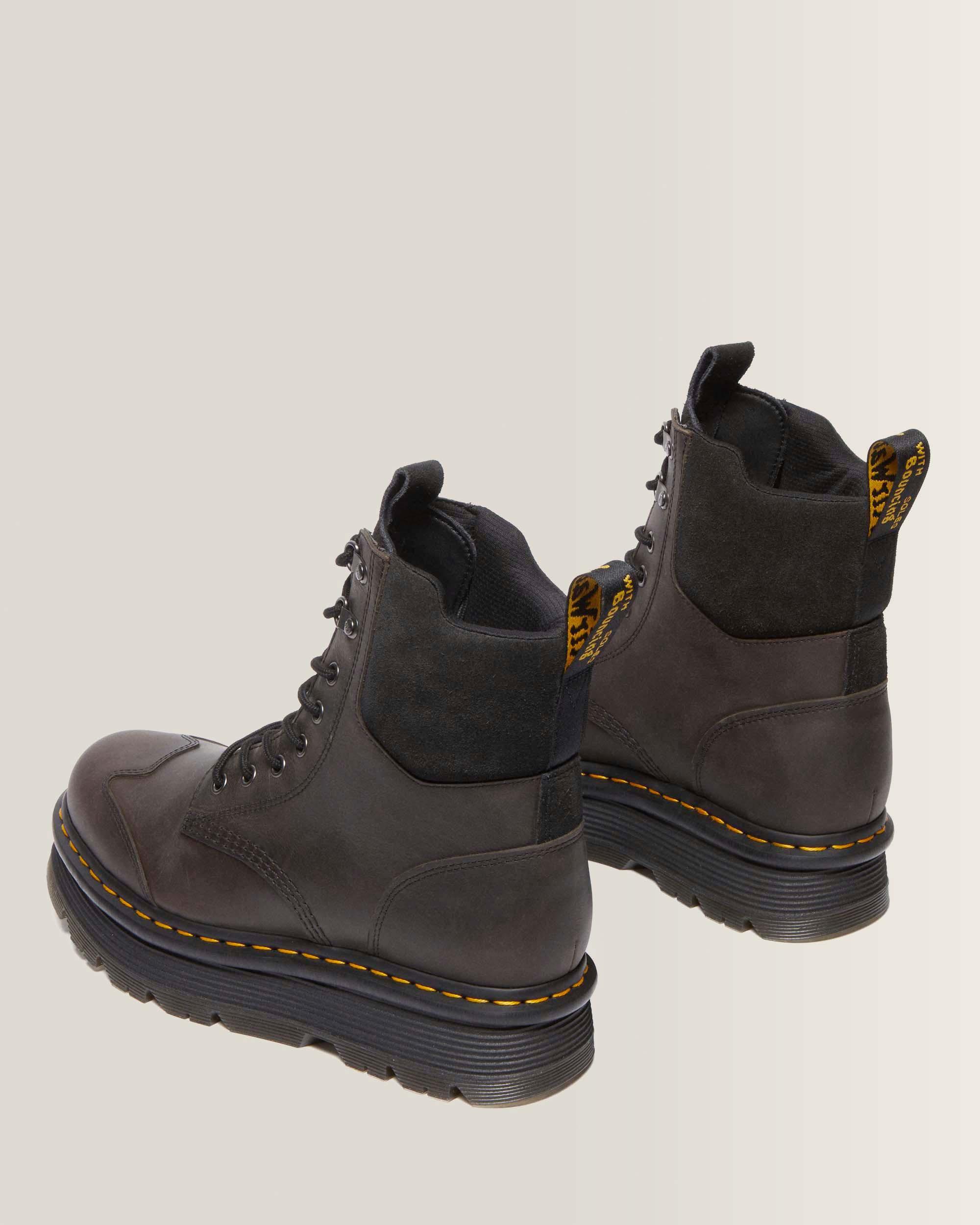 Zebzag Suede & Leather Casual Lace Up Boots