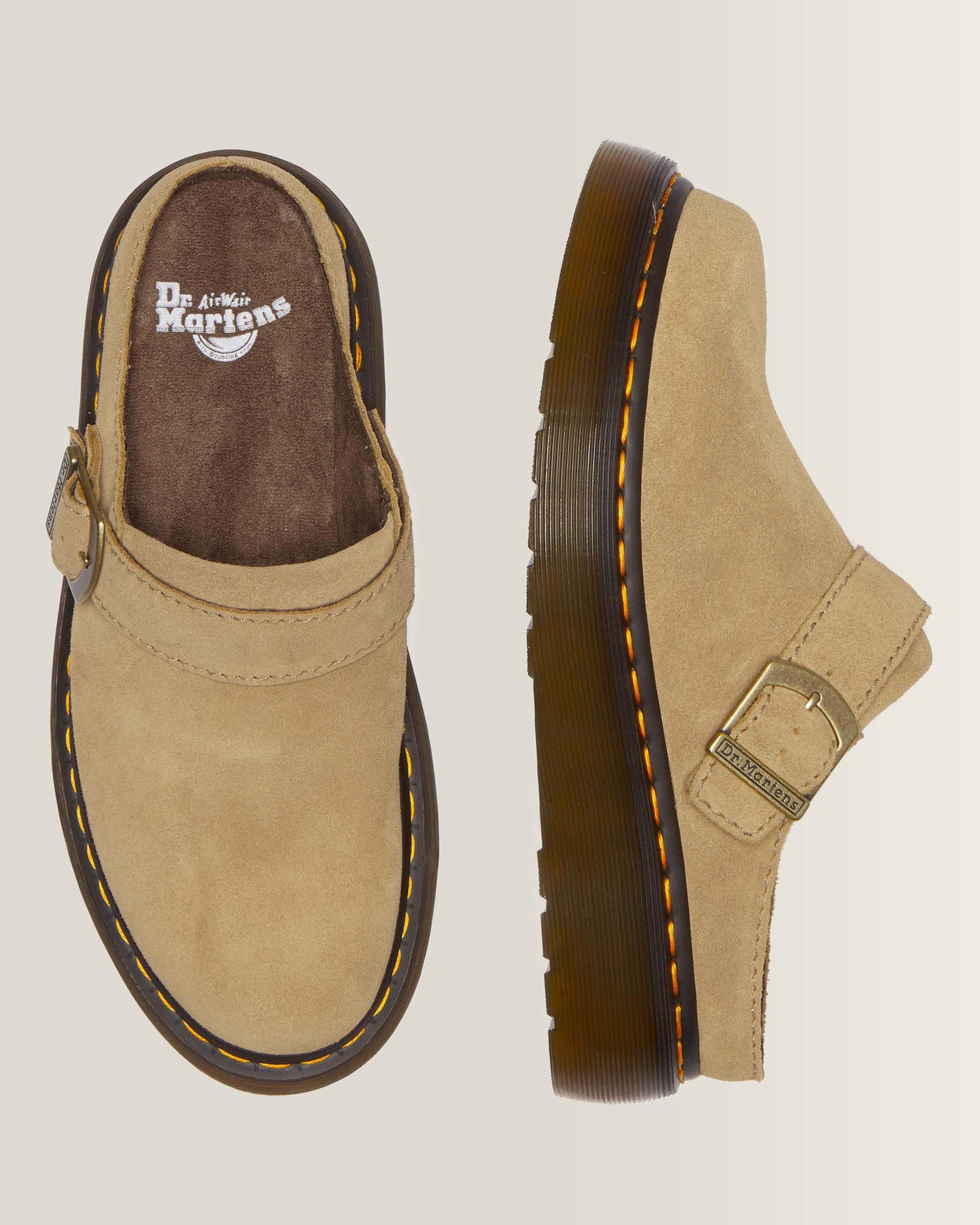 Platform Mules Bronx in pelle scamosciata
