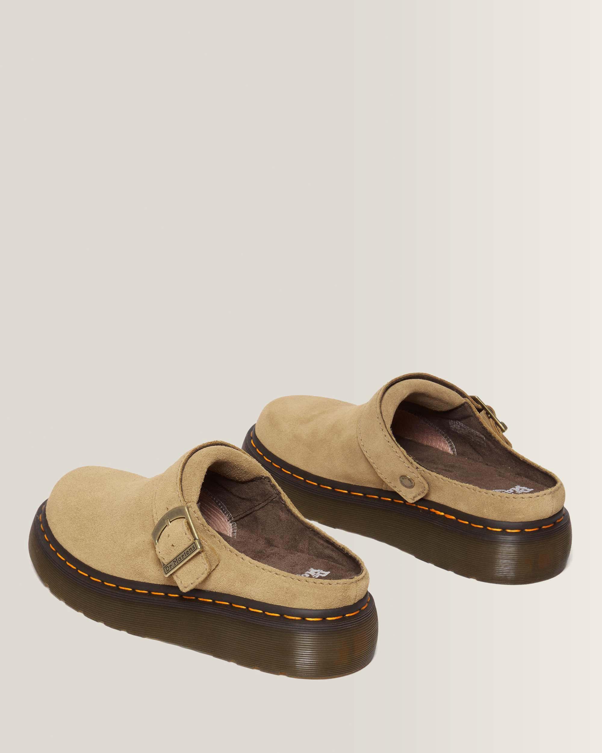 Platform Mules Bronx in pelle scamosciata