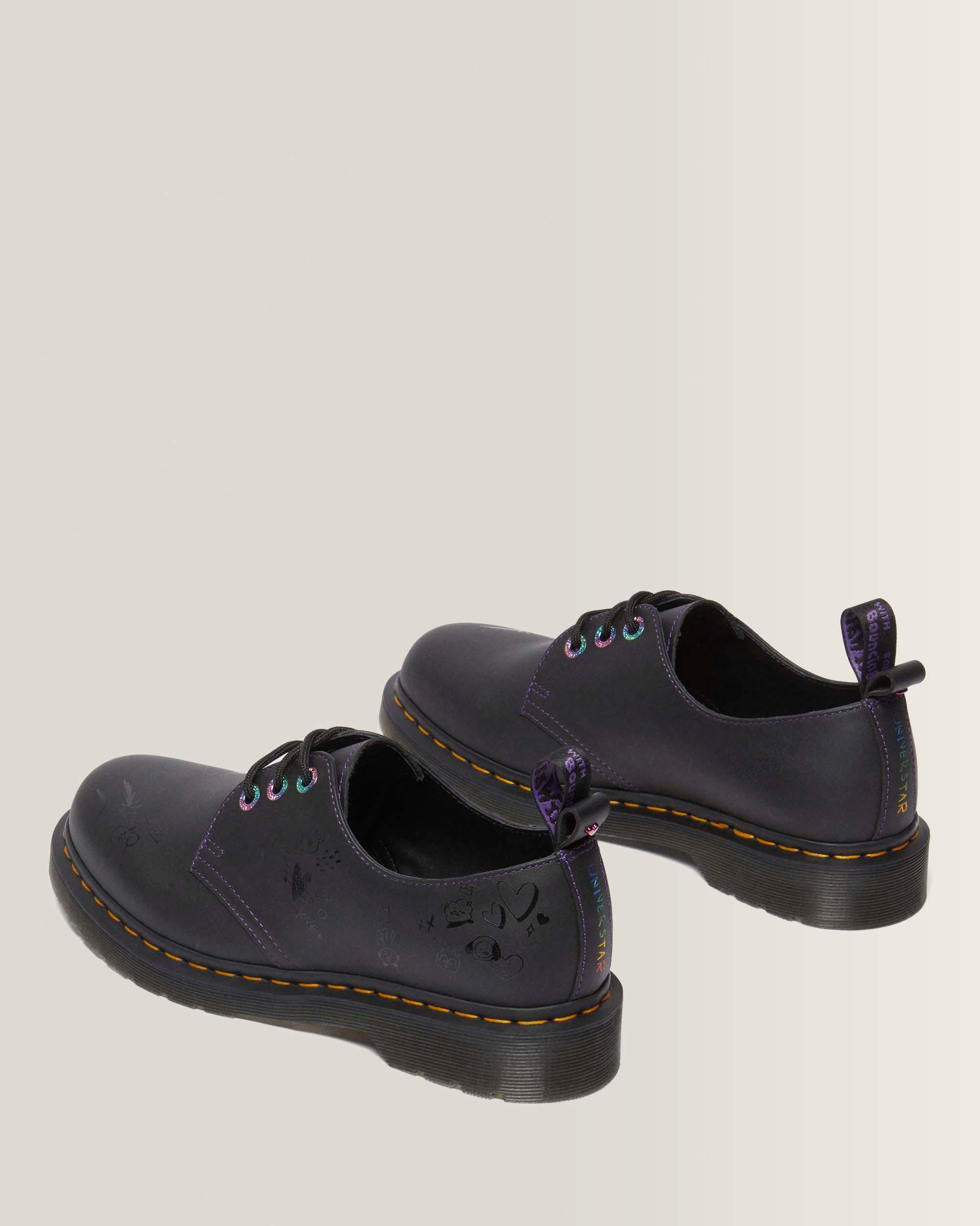 1461 BT21 Leather Oxford Shoes in Black | Dr. Martens™