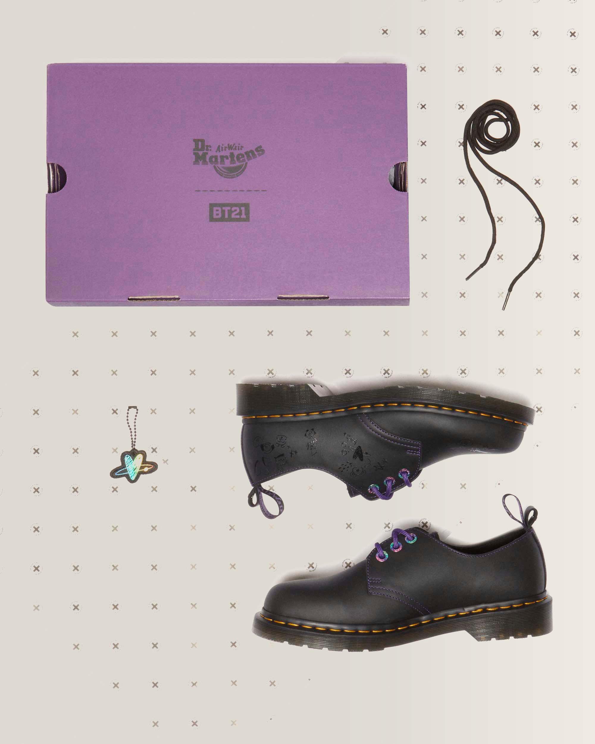 小物 s 1461 BT21 Leather Oxford Shoes in Black | Dr. Martens™