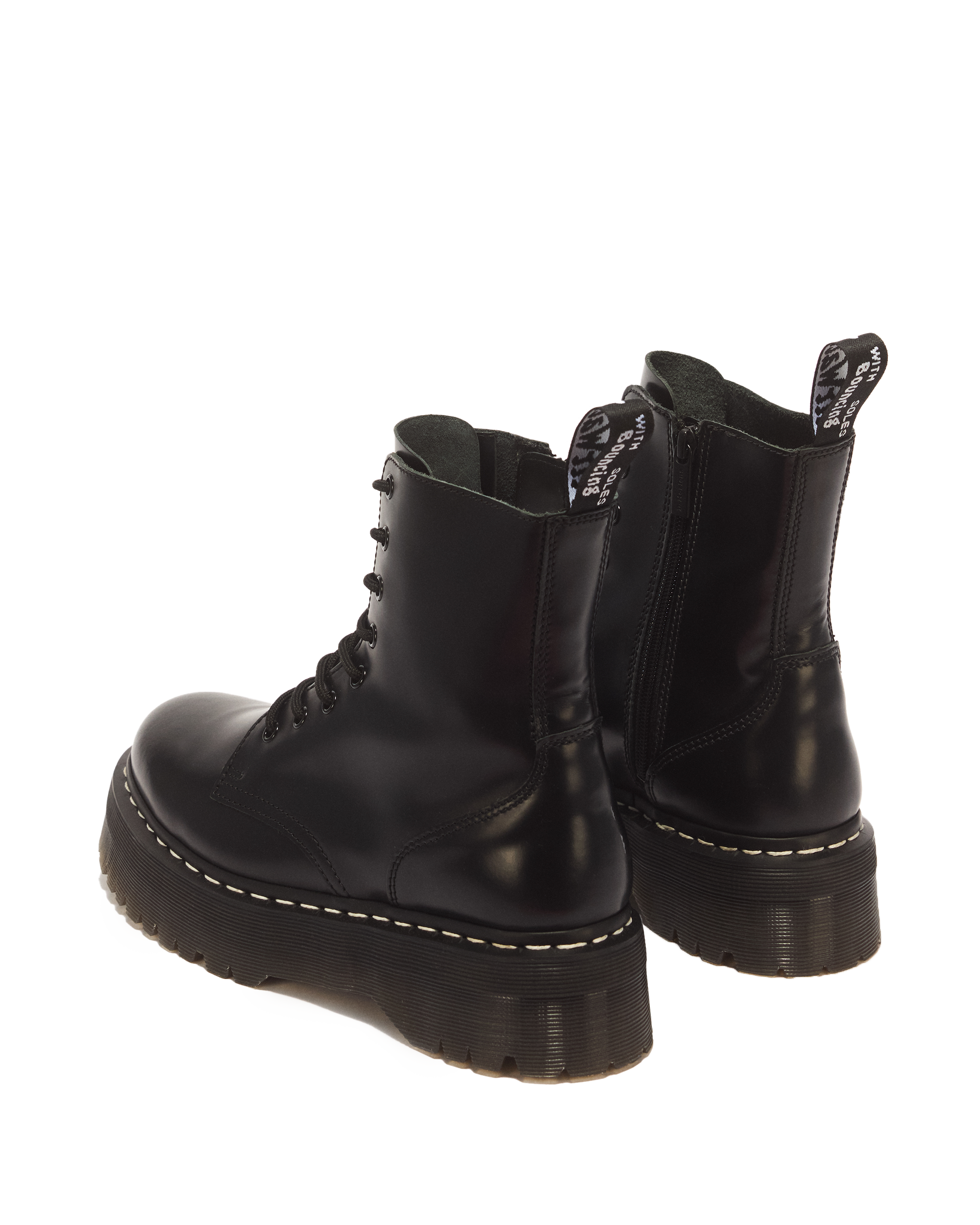 Dr. Martens ジェイドン Jadon White Stitch in BLACK | Dr. Martens™