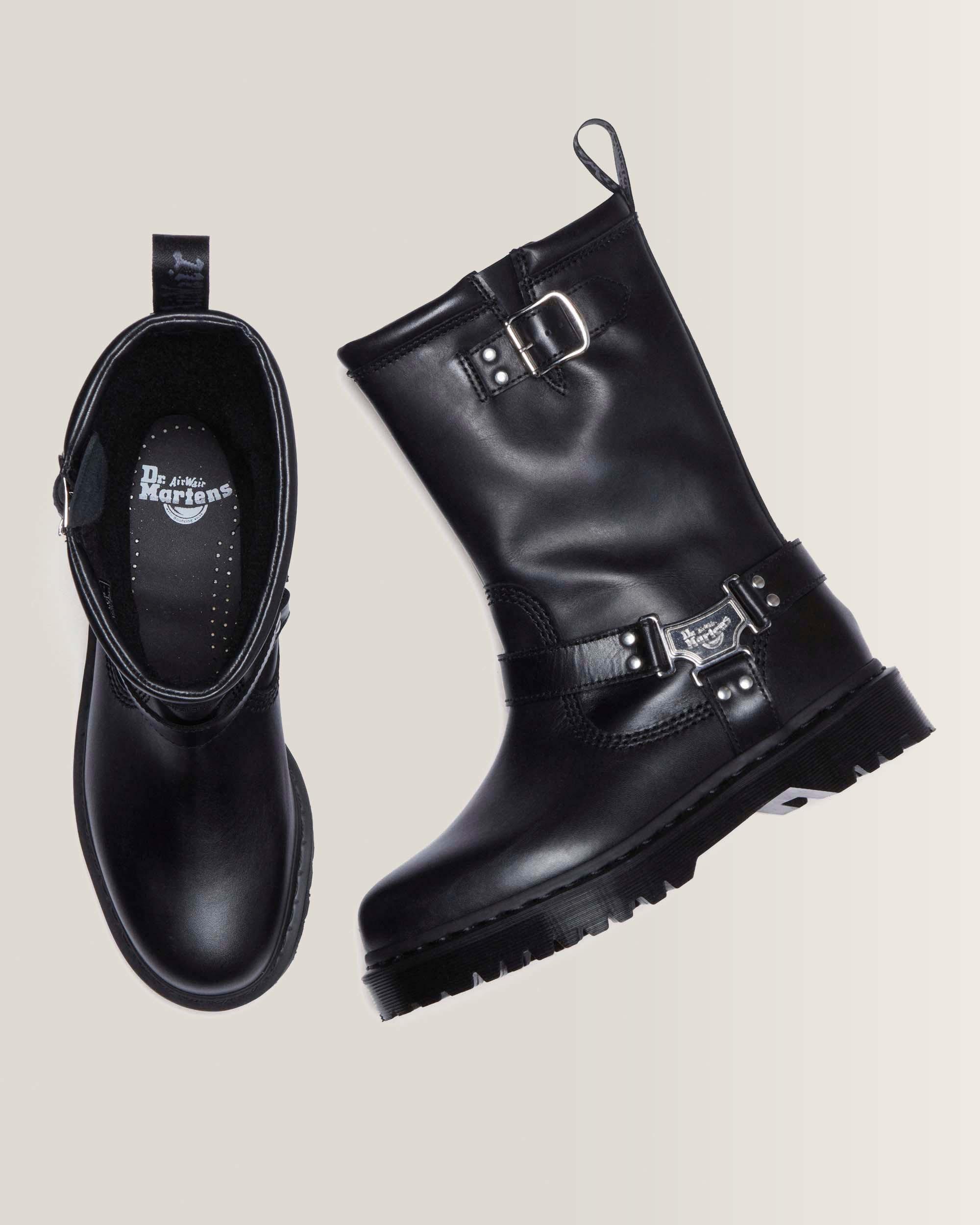 Biker boots montantes Anistone Hi en cuir