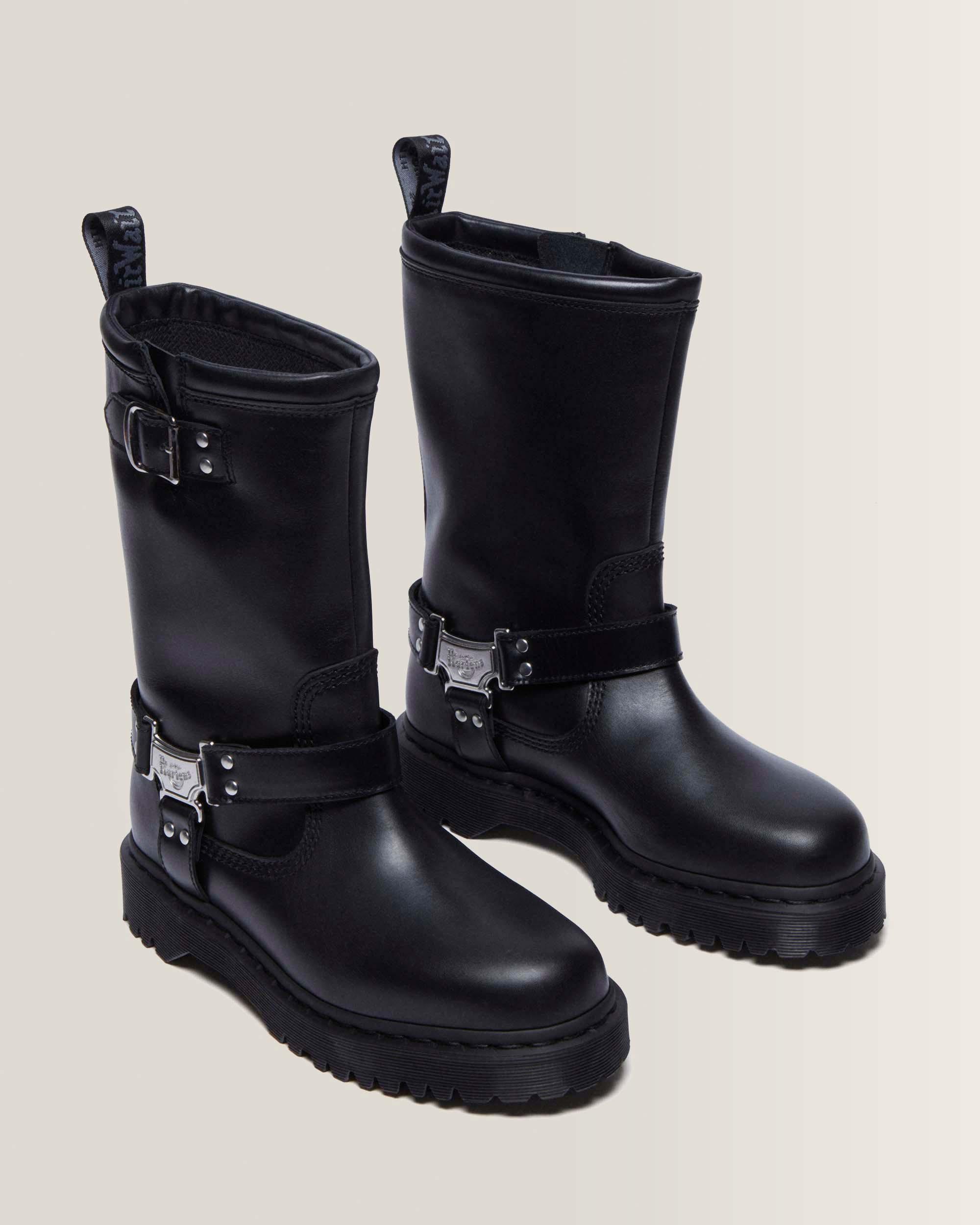 Biker boots montantes Anistone Hi en cuir