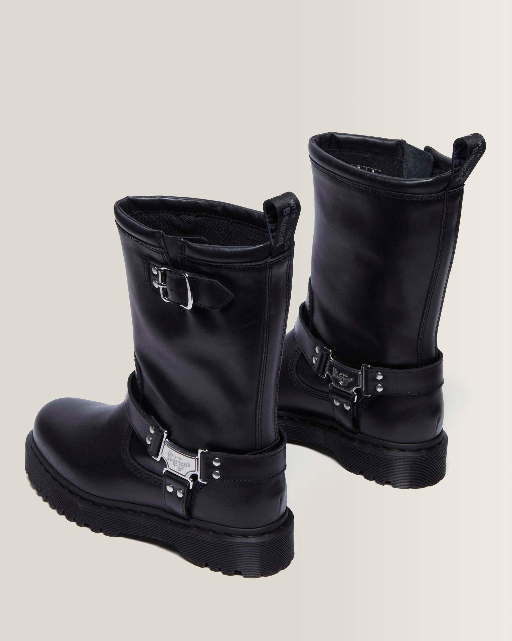 Biker boots montantes Anistone Hi en cuir