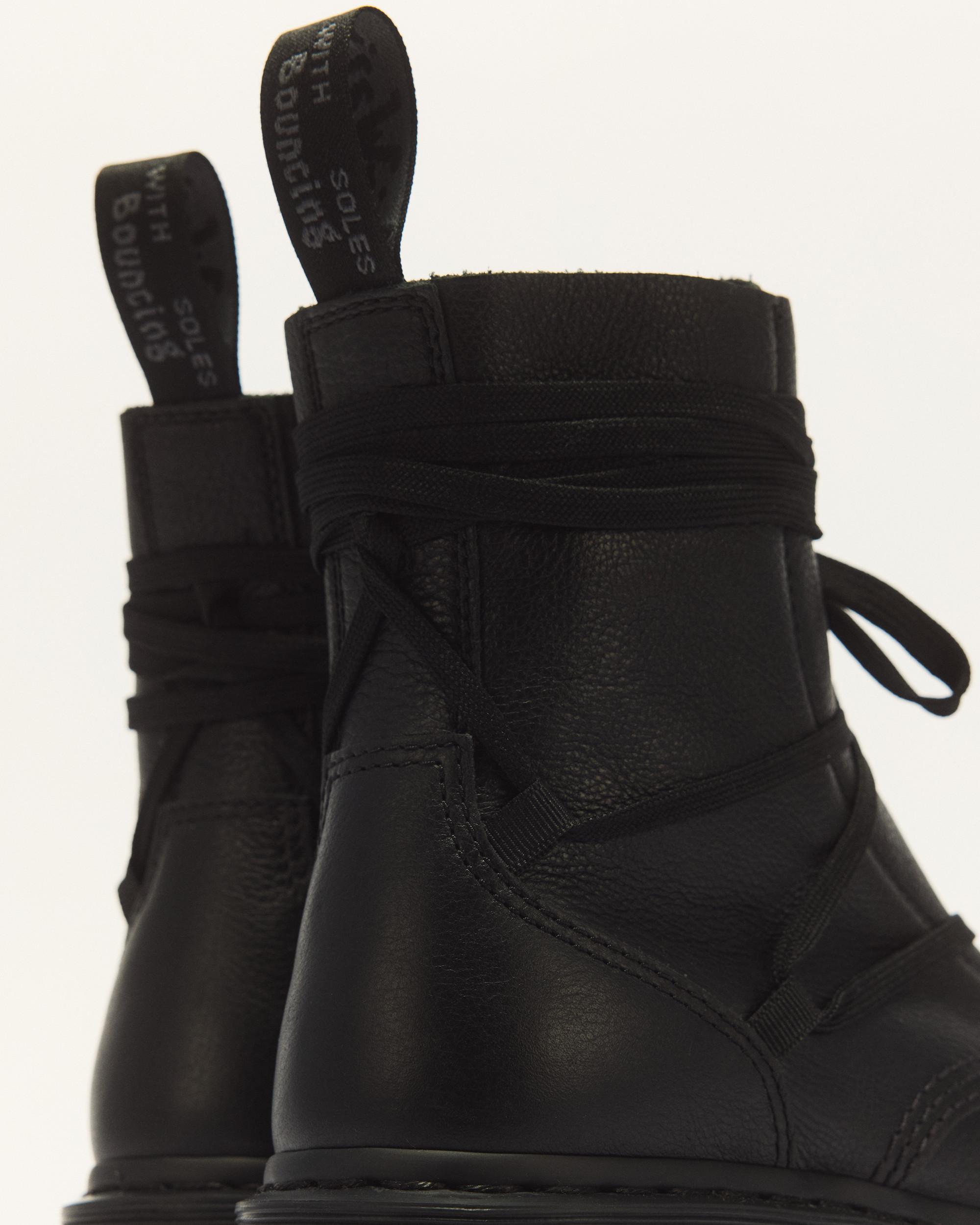 Jarrick II Mono Laced Leather Platform Boots in Black | Dr. Martens™