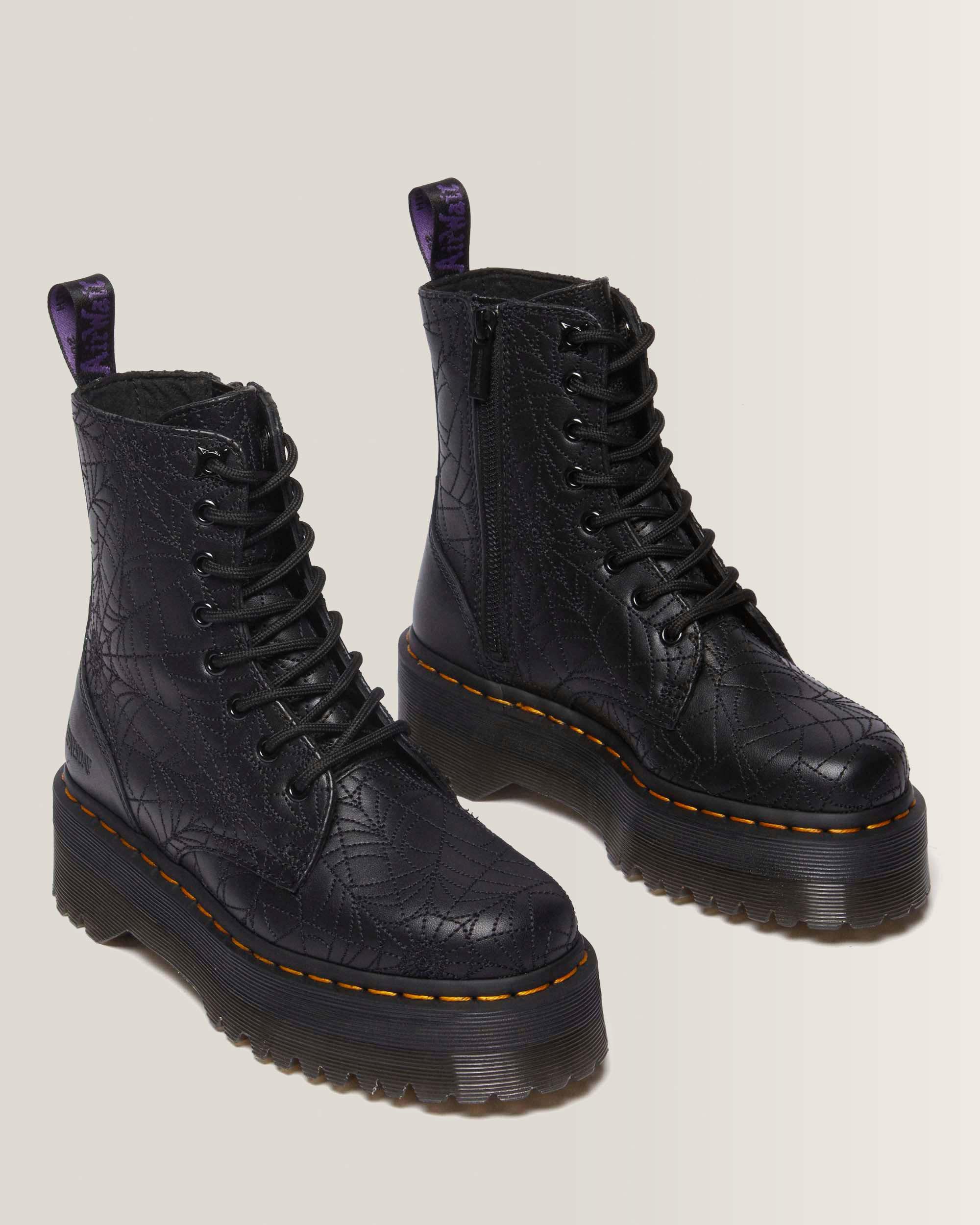 Jadon Wednesday Platform Boots in Black | Dr. Martens™