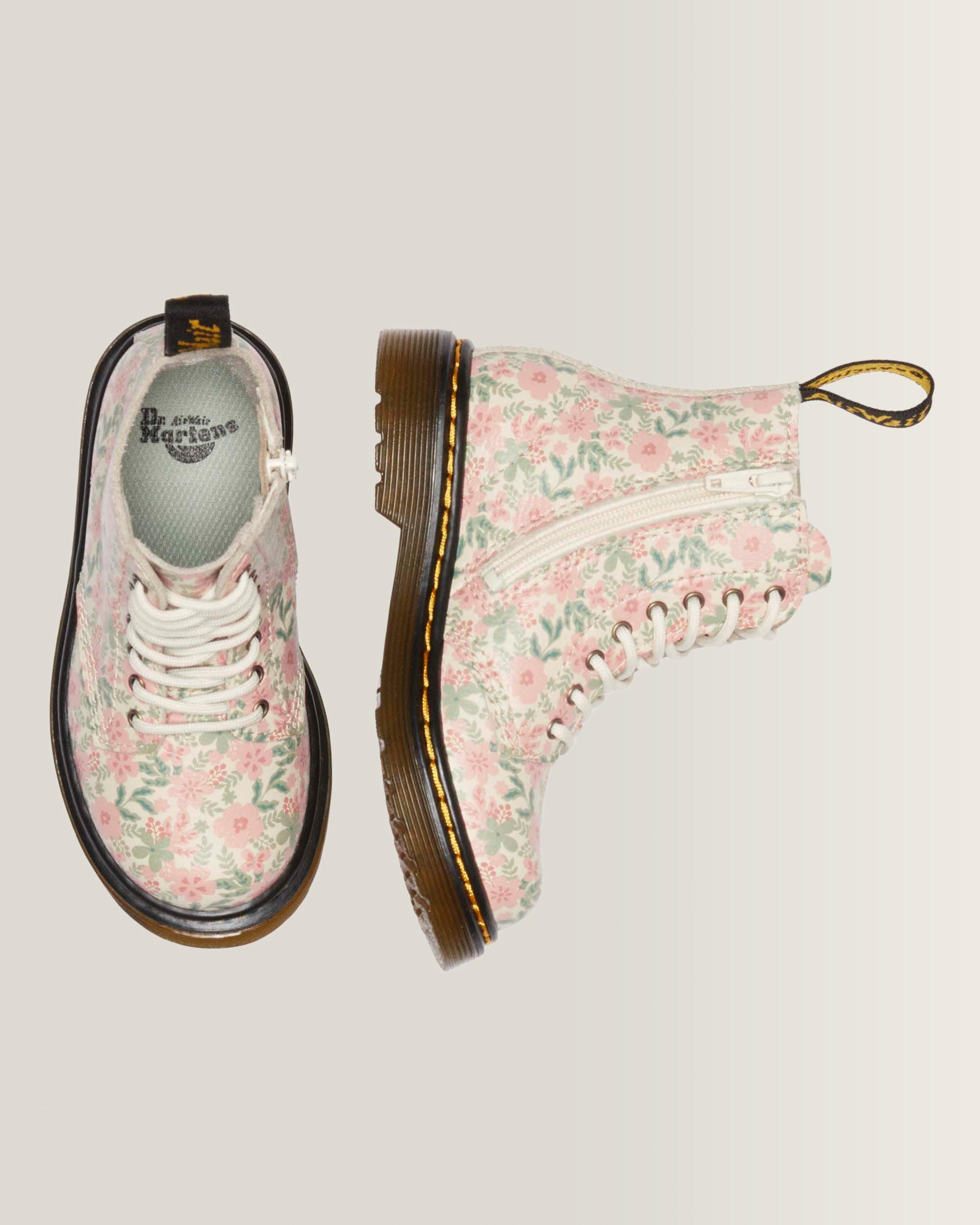Toddler 1460 Floral leren laarzen