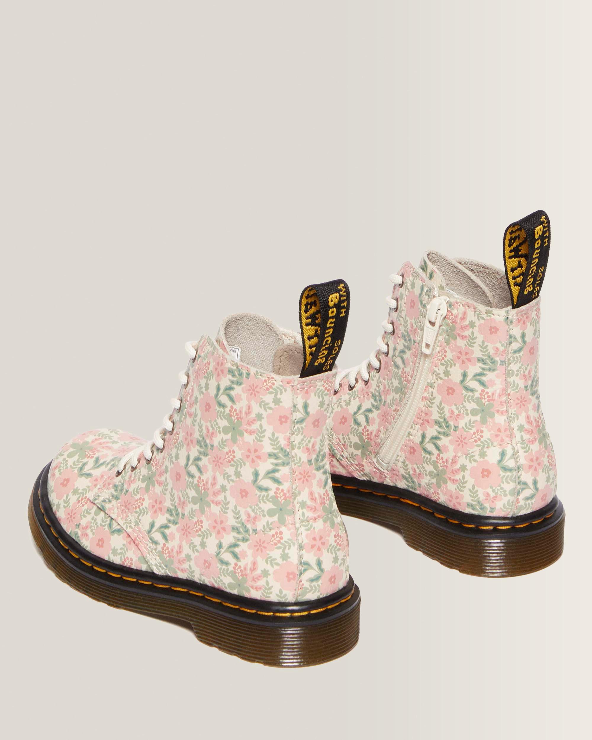 Toddler 1460 Floral leren laarzen