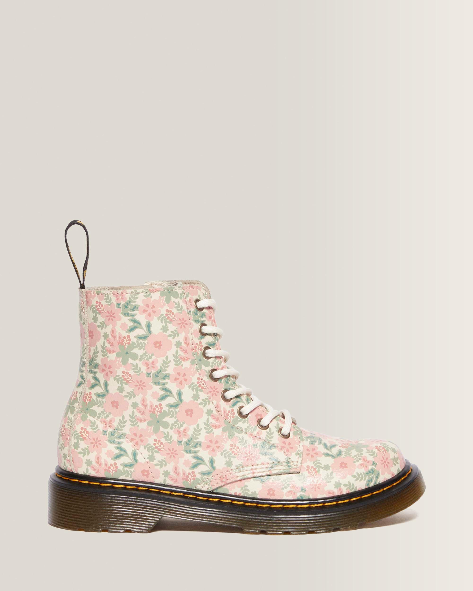 Boots 1460 en cuir à fleurs Junior