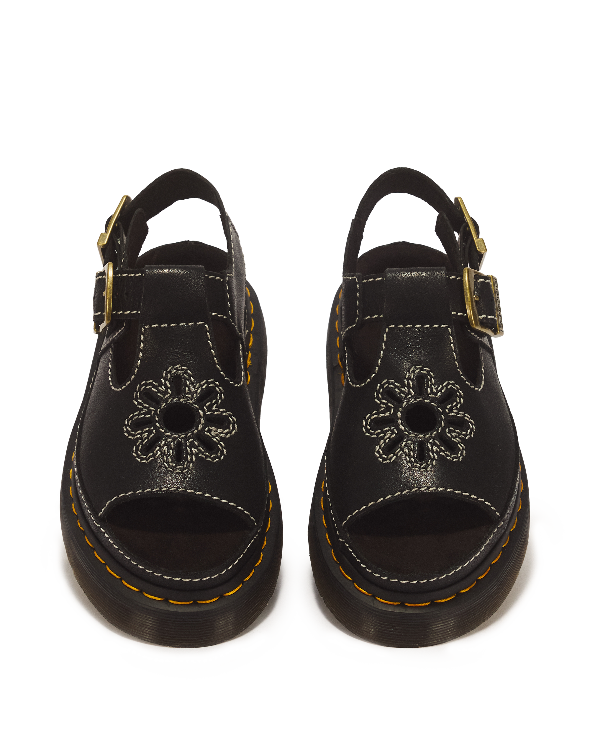 Dunnet Flower Full Grain Leather Sandals