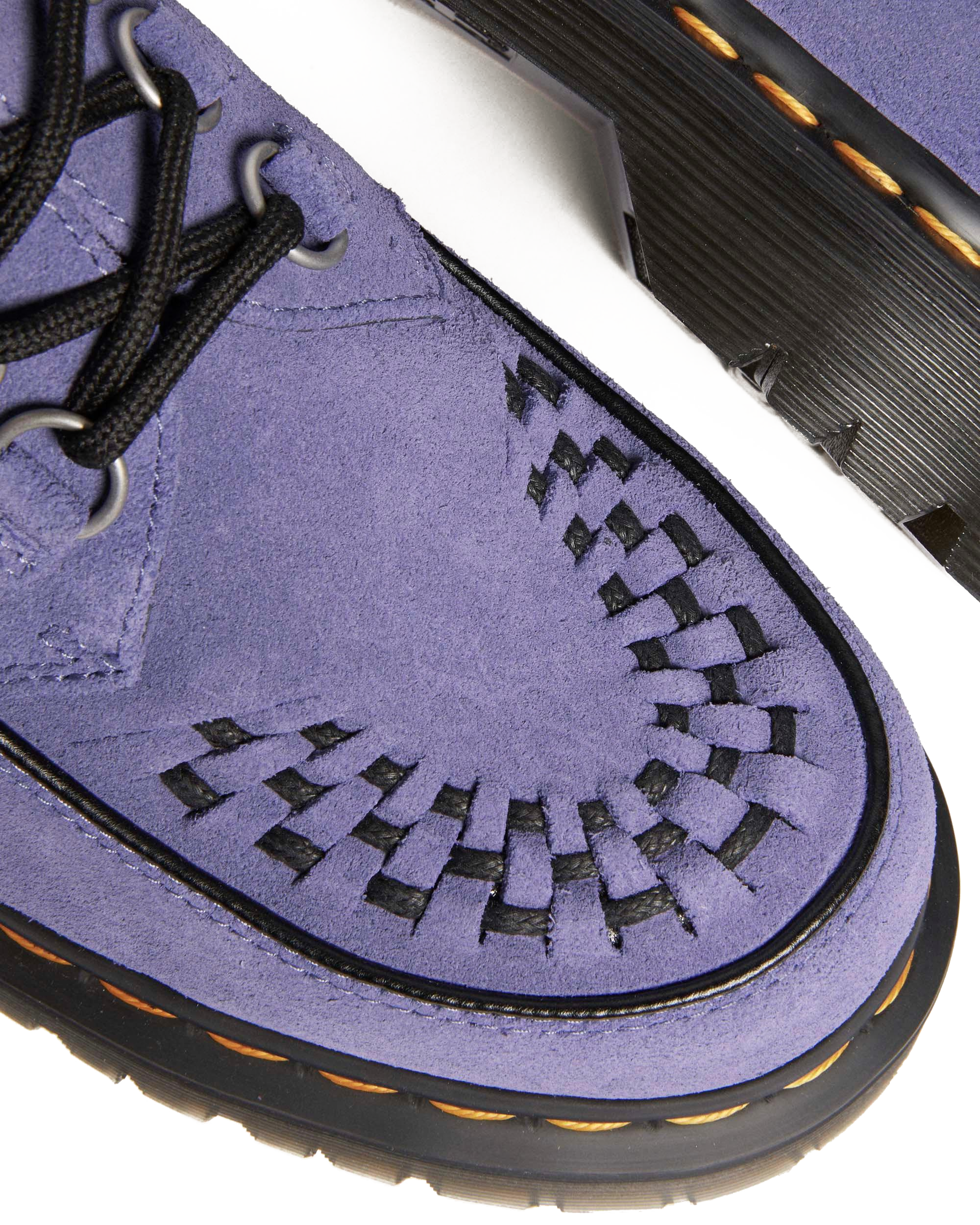 ぷ*る様 Dr. Martens Ramsey UK8 26.5-27cm Ramsey Woven Suede Creepers in Twilight Purple | Dr. Martens™