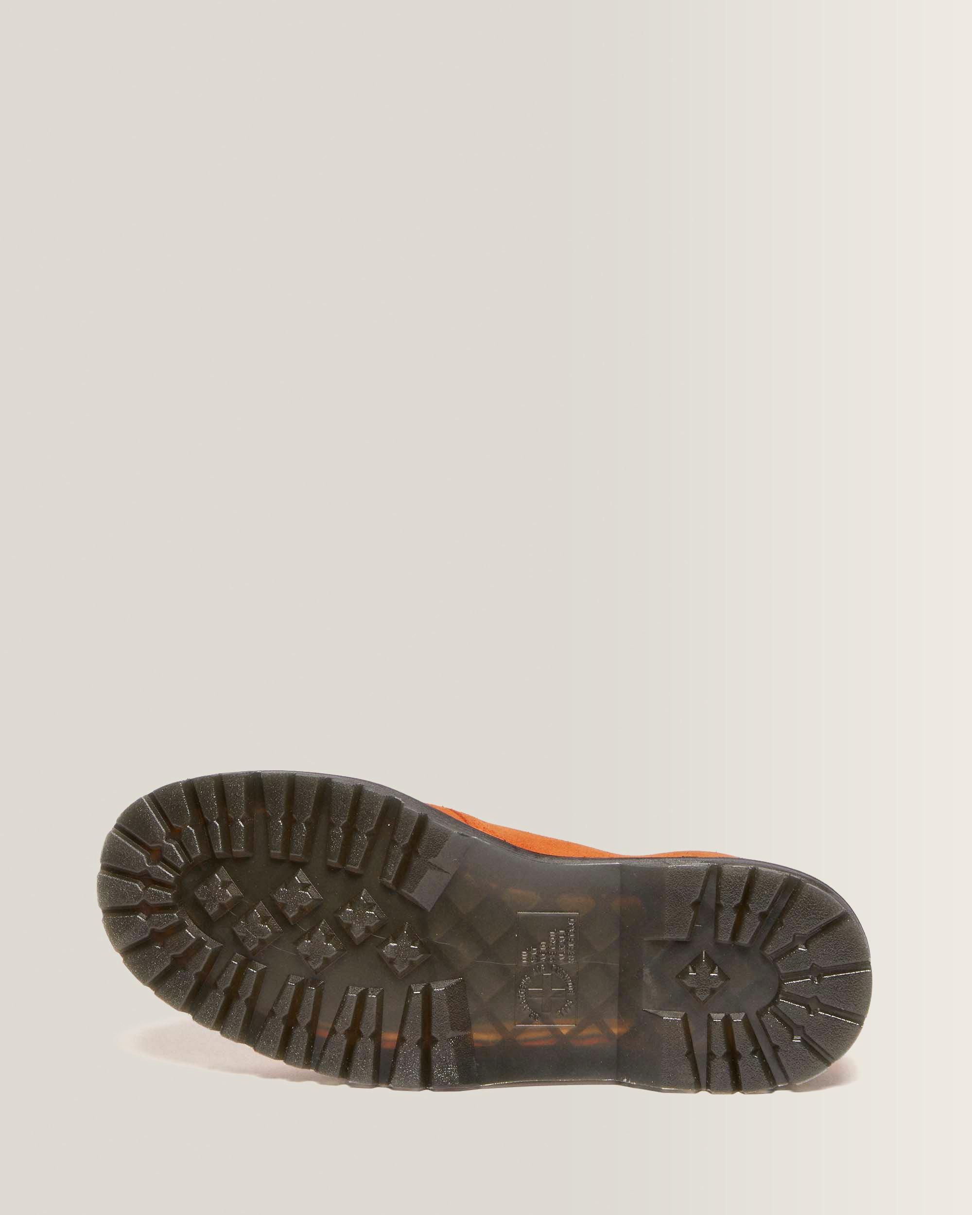 Ramsey Woven Suede Creepers in Orange | Dr. Martens™