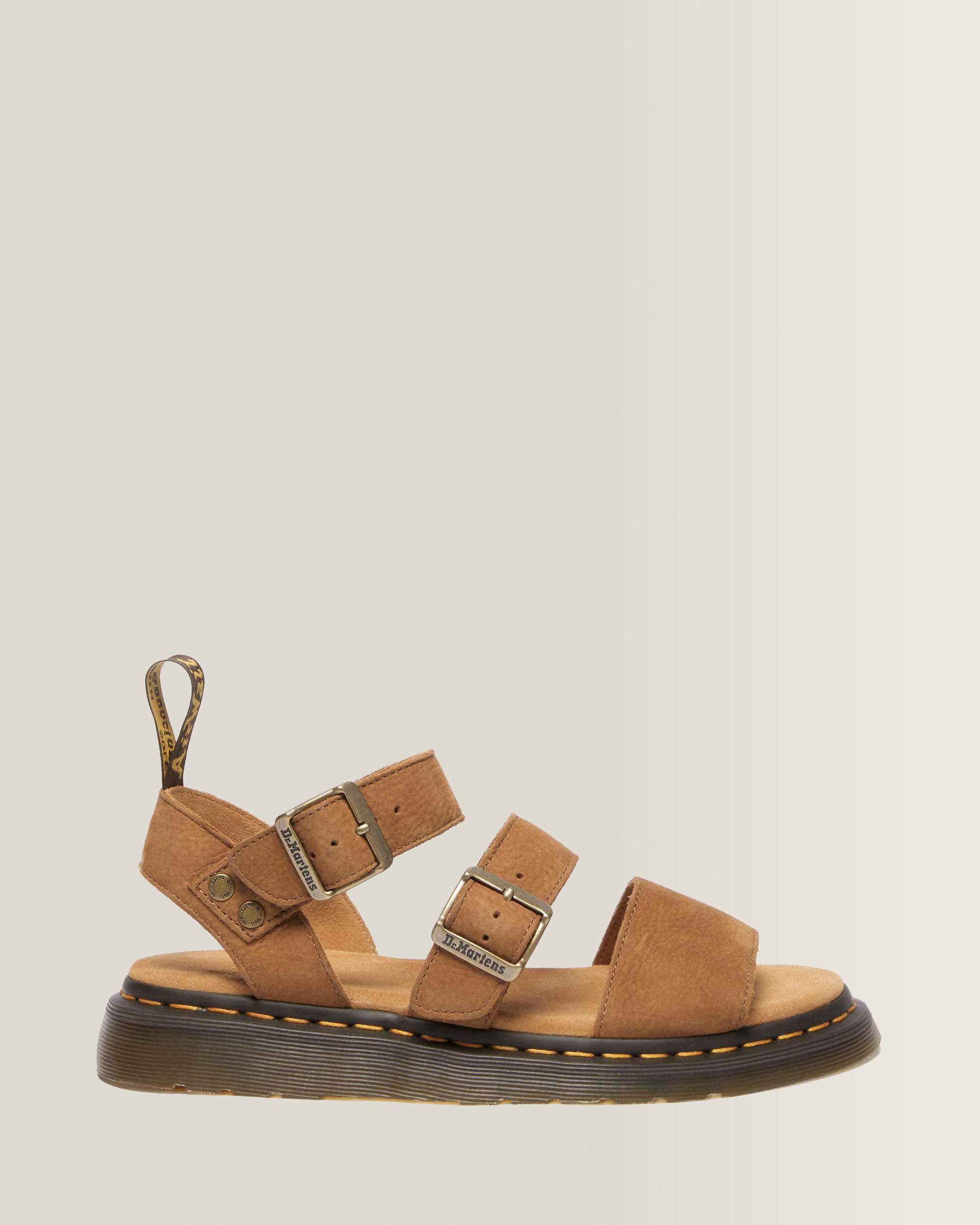 Gryphon getrommeld nubuck sandalen