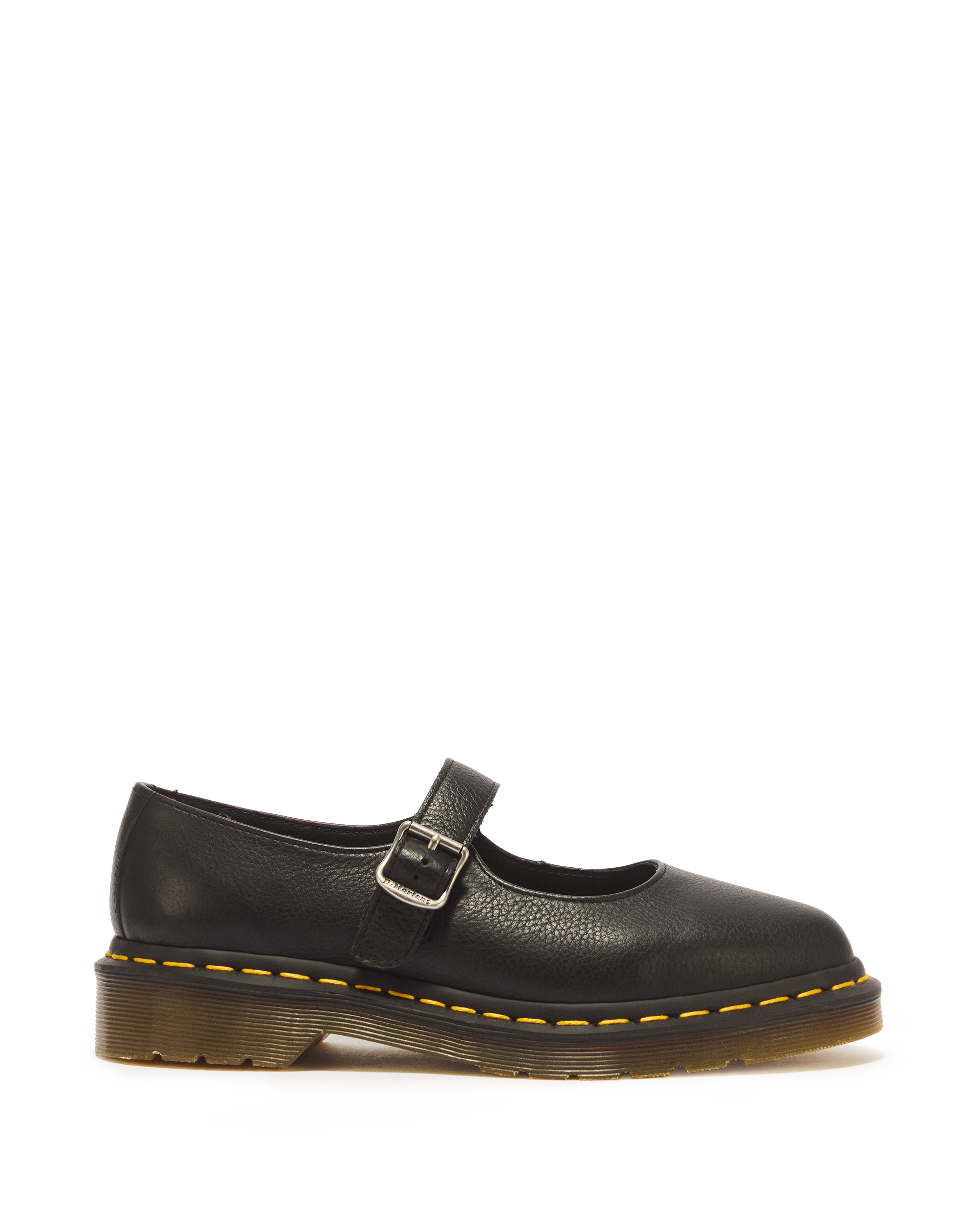 Elphie Virginia Leather Mary Jane Shoes in Black | Dr. Martens™