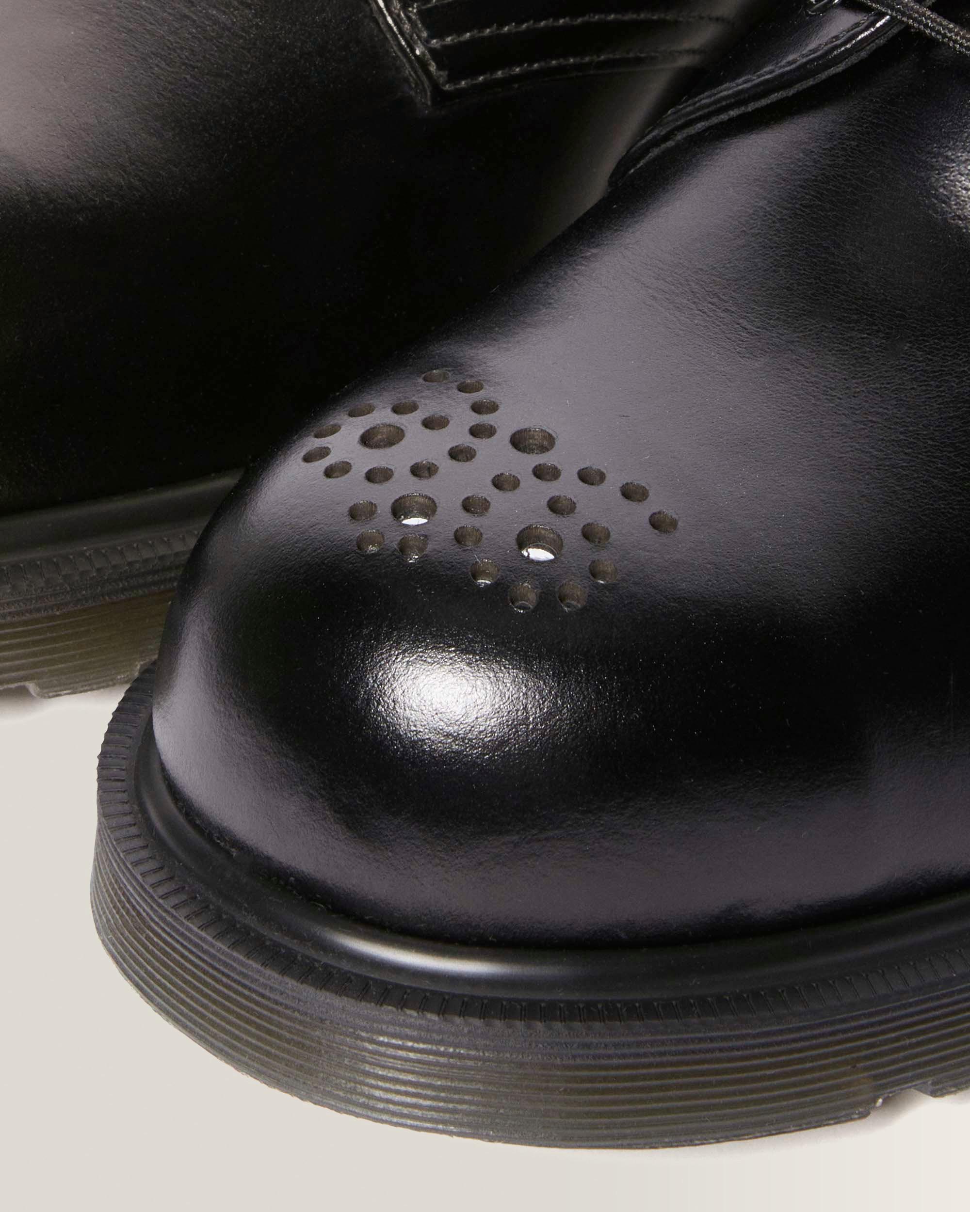 Zapatos 1461 de piel Analine con puntera de acero