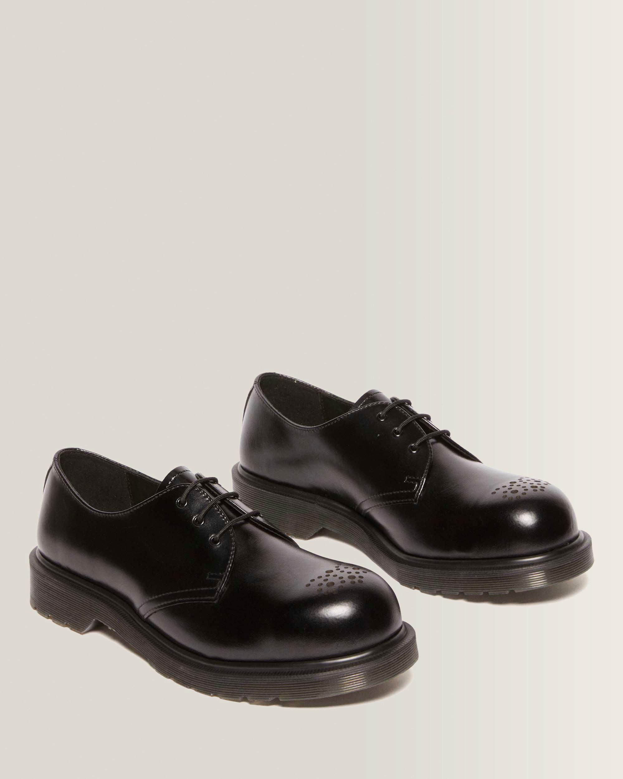 Zapatos 1461 de piel Analine con puntera de acero
