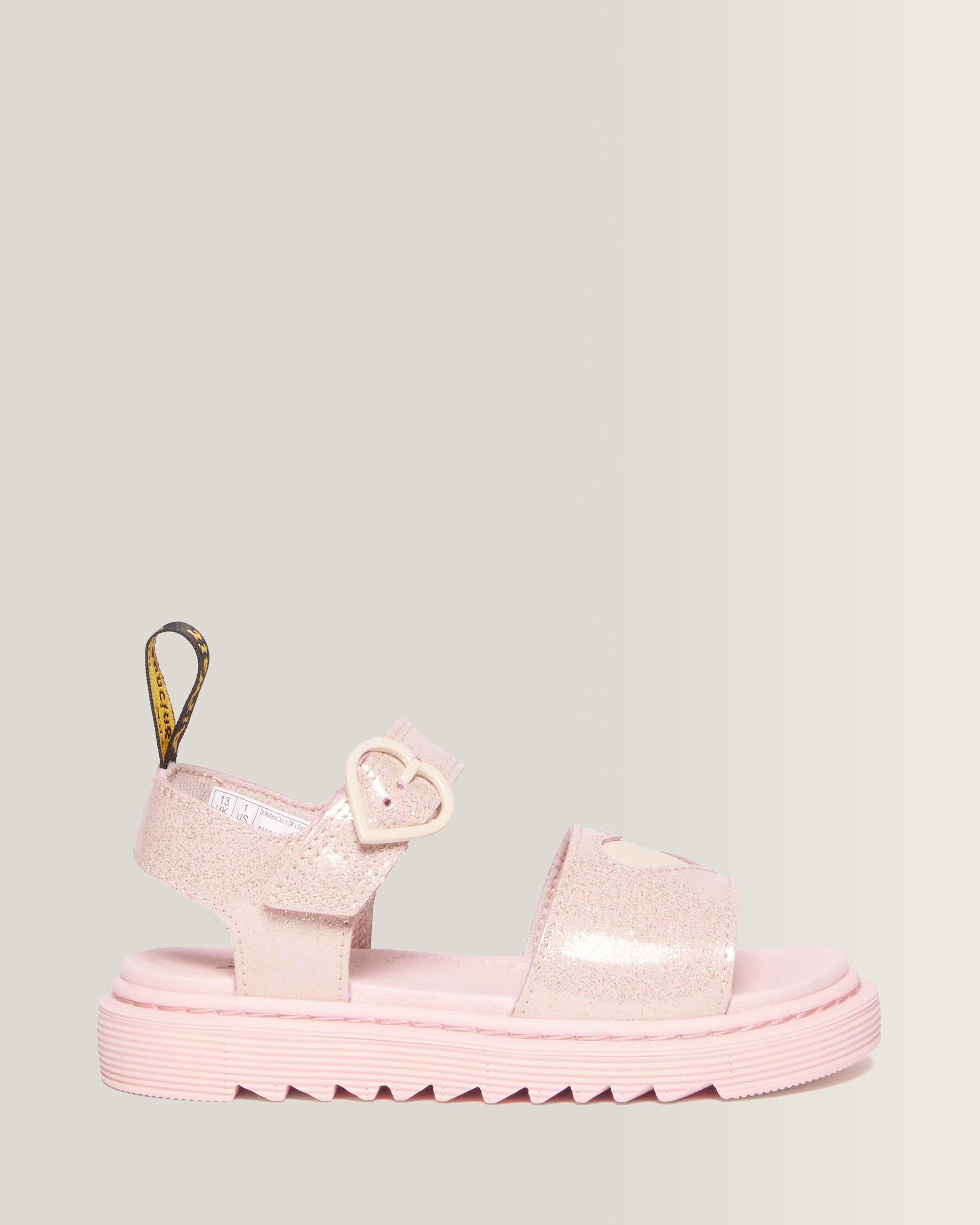 Junior Marlow Hearts Glitter Sandals