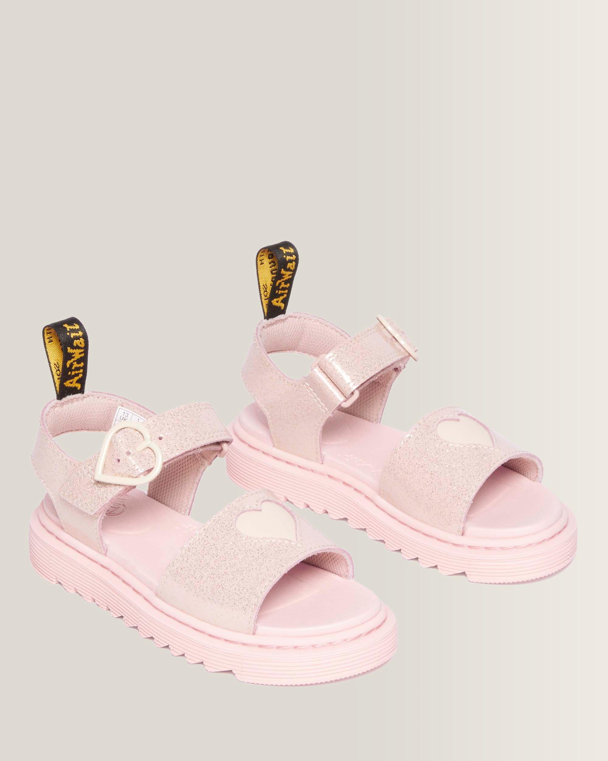 Junior Marlow Hearts Glitter Sandals