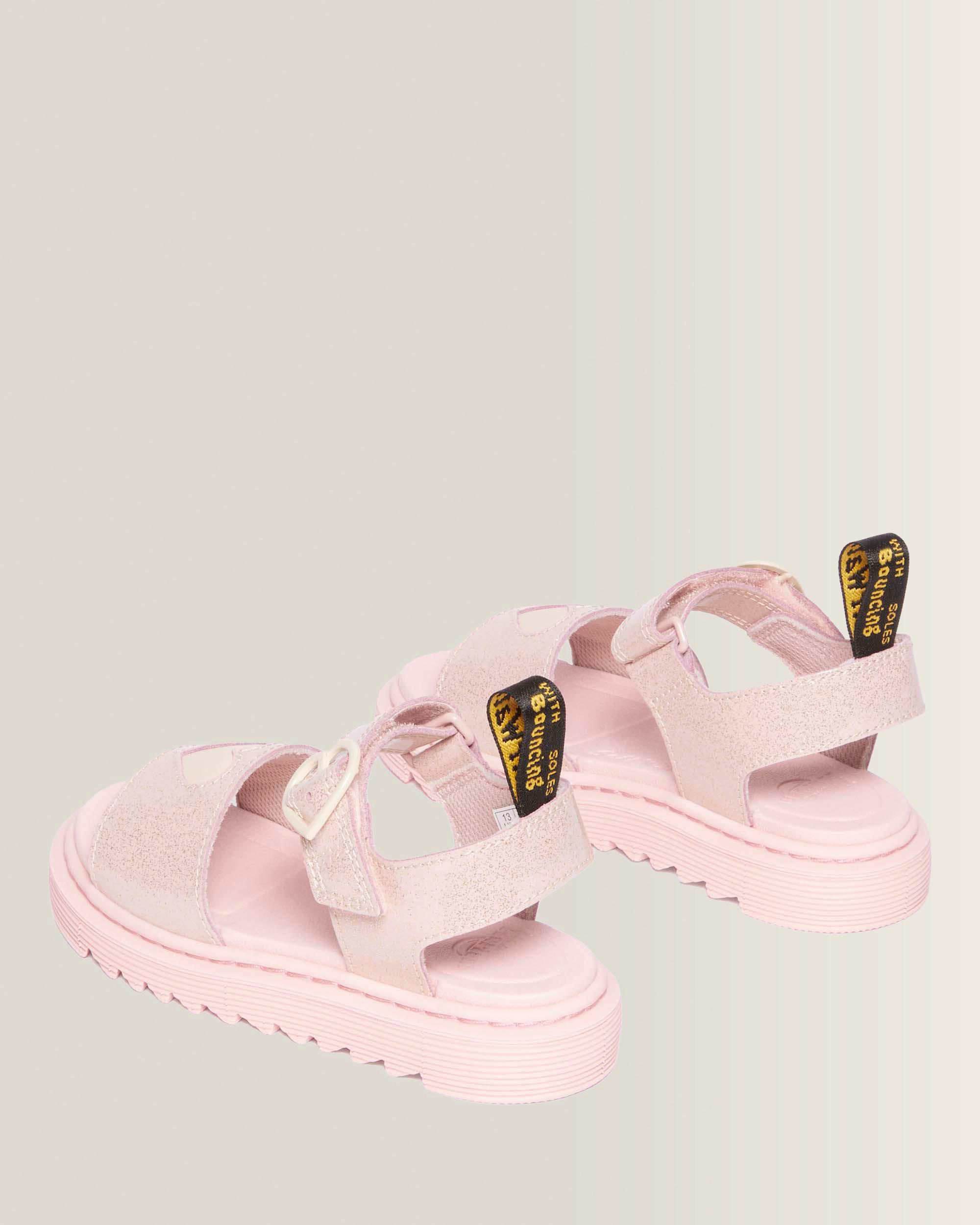 Junior Marlow Hearts Glitter Sandals
