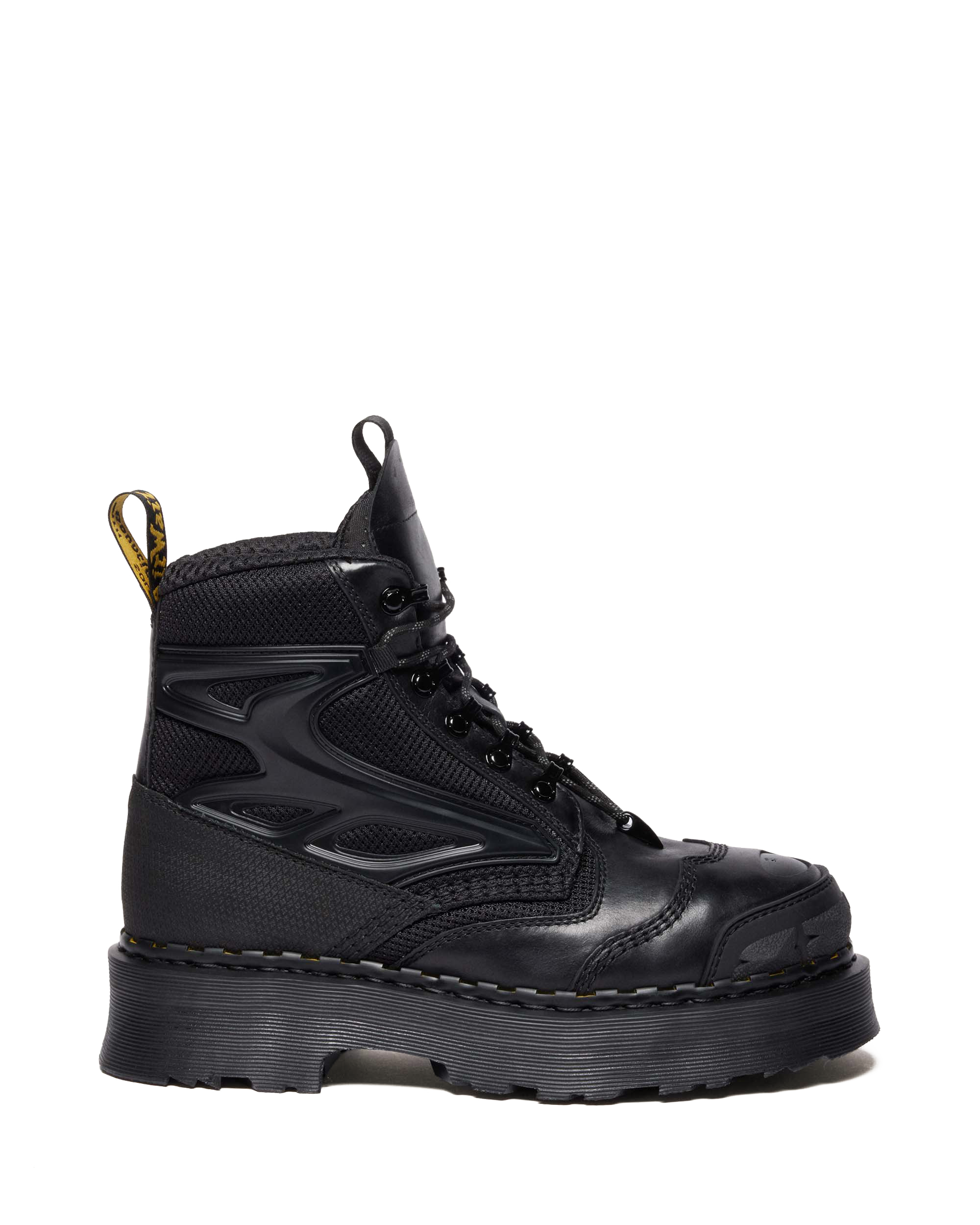 EXOSHIELD XX01 steel toe leather boots in BLACK | Dr. Martens™