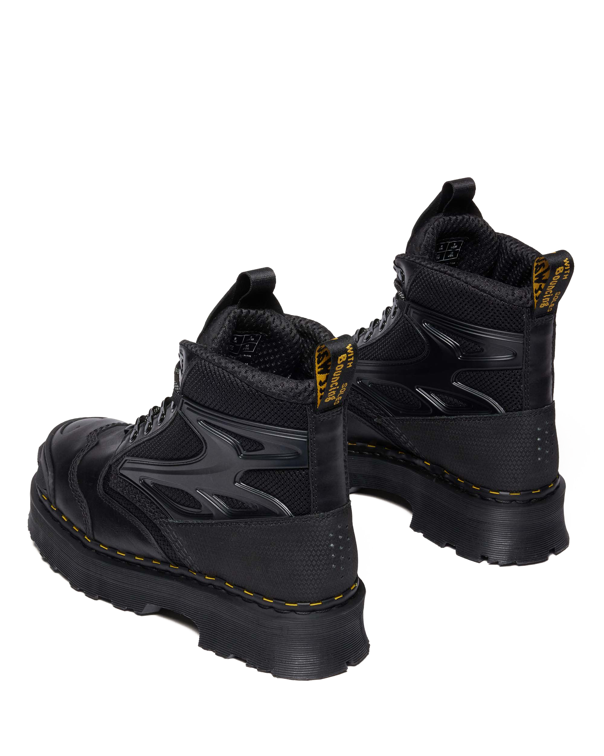 EXOSHIELD XX01 steel toe leather boots in BLACK | Dr. Martens™