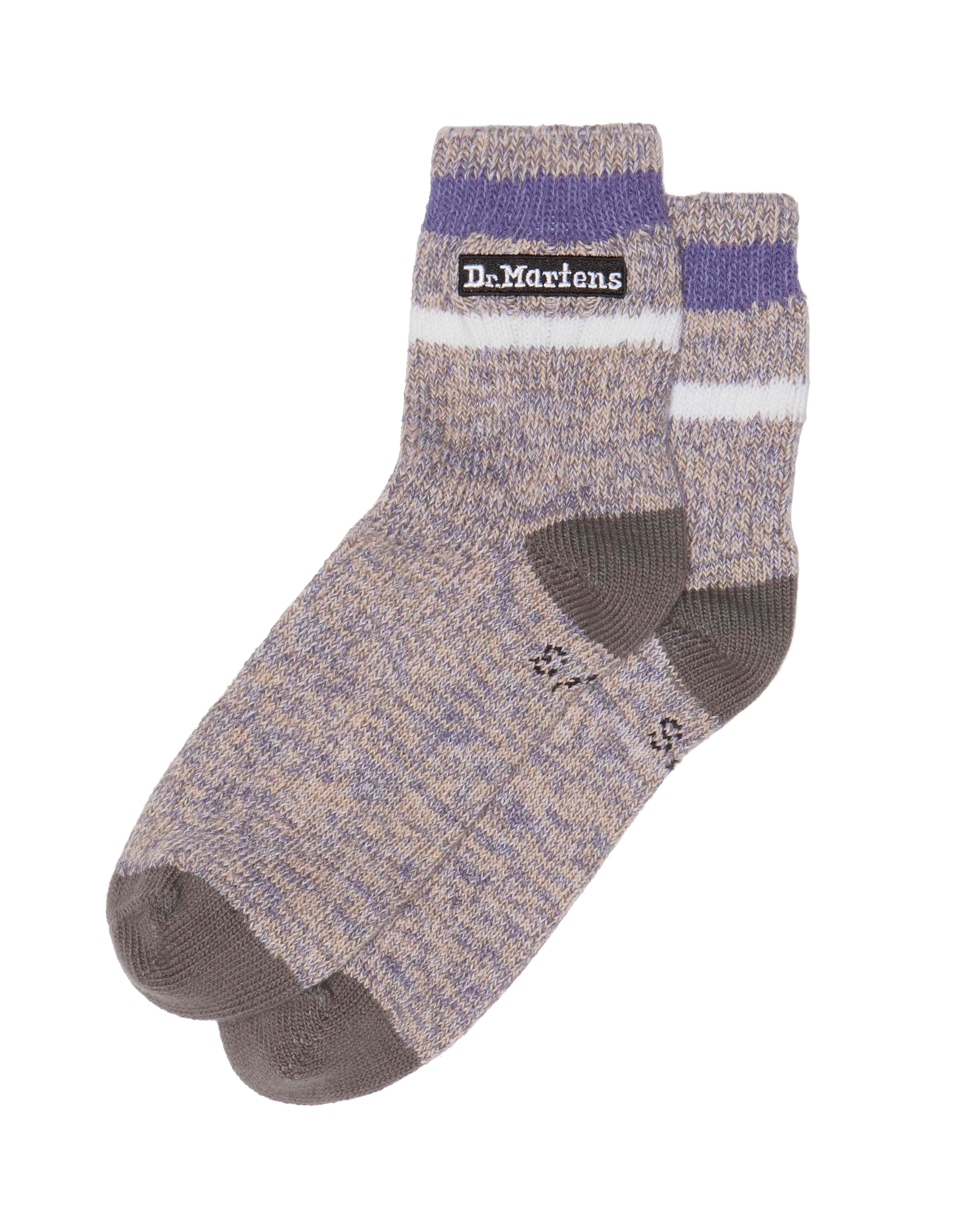 Short Marl Cotton Blend Socks