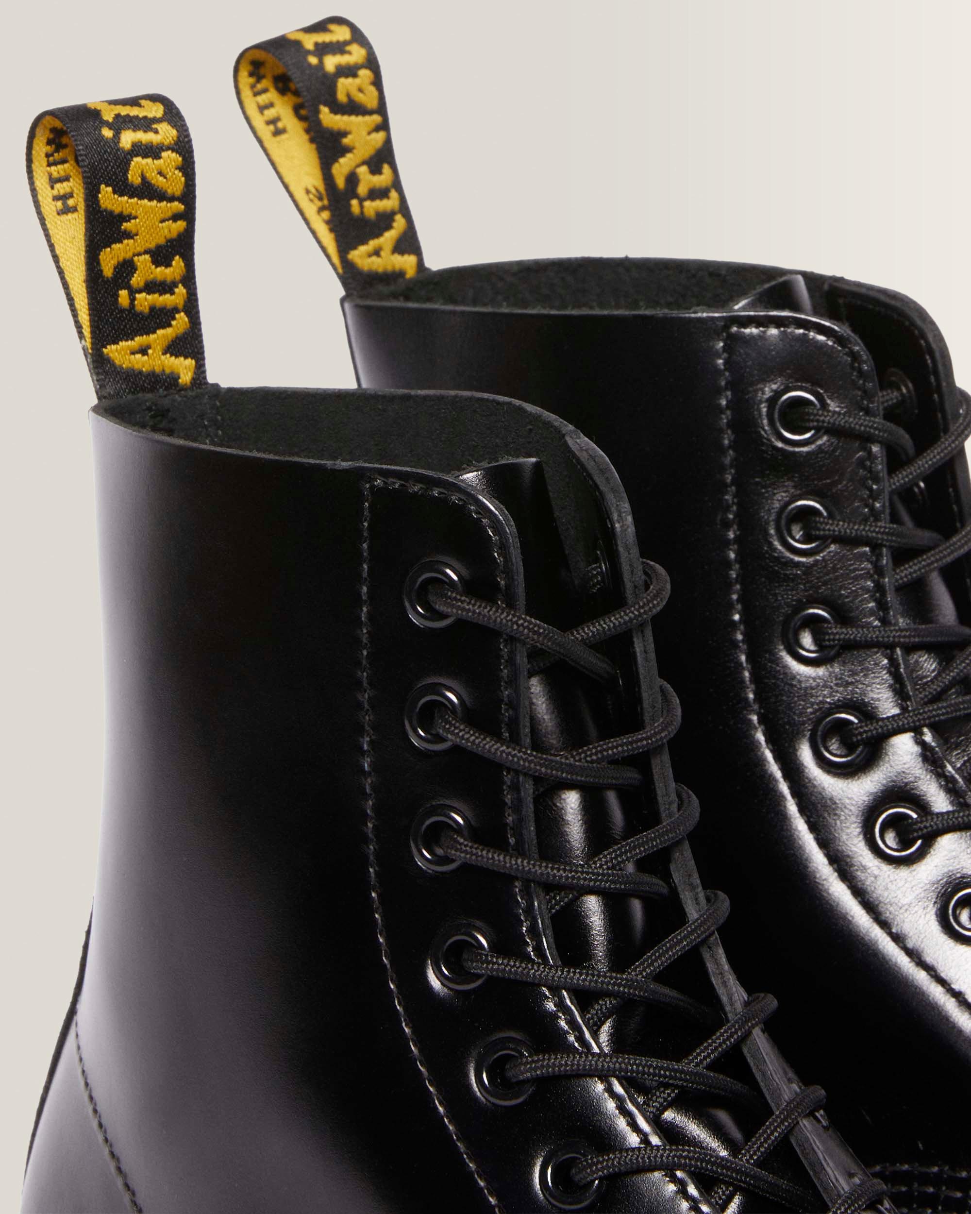 1461 Analine Leder Stiefel mit Stahlkappe