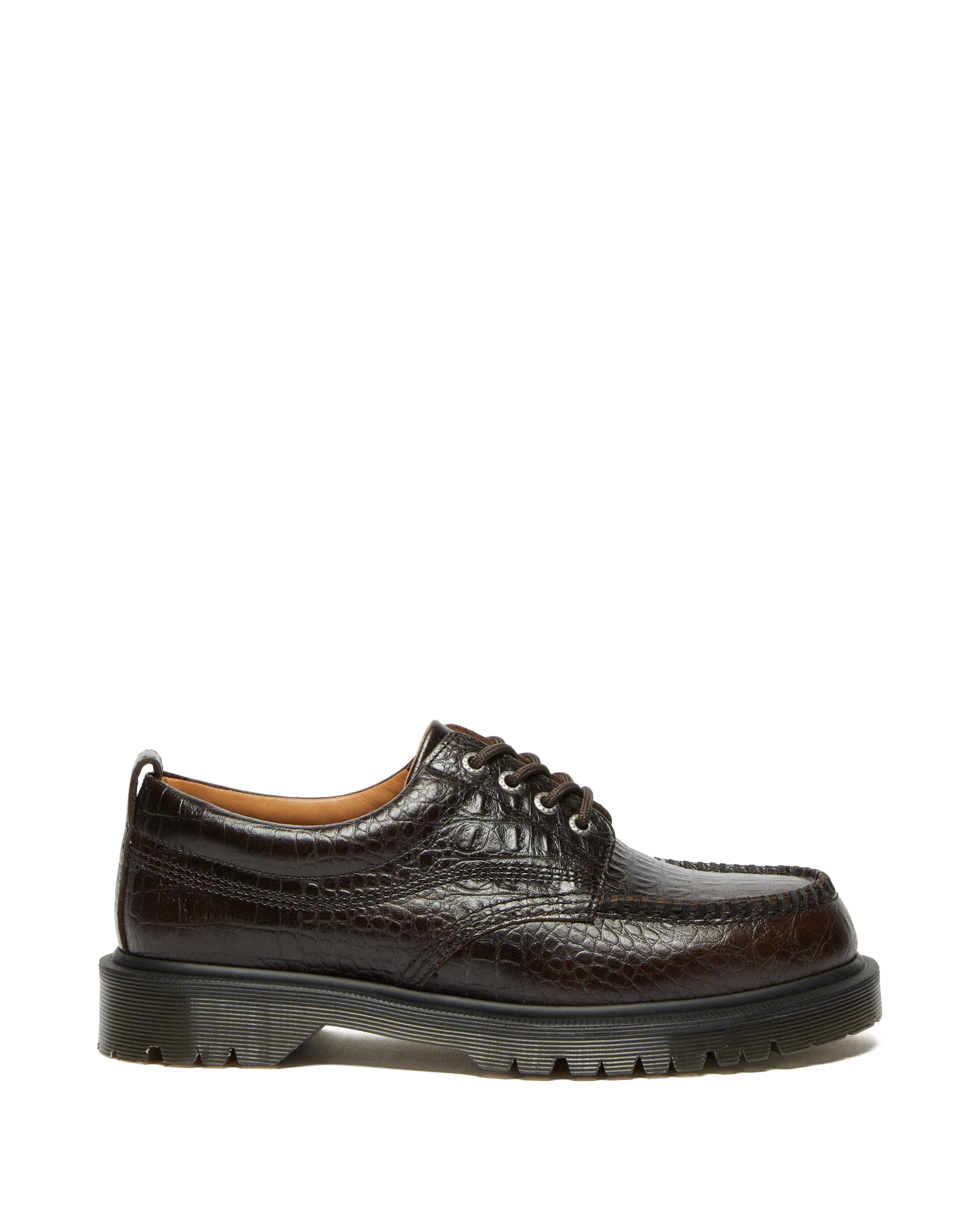 Chaussures Lowell en cuir Analine crocodile à bout mocassin