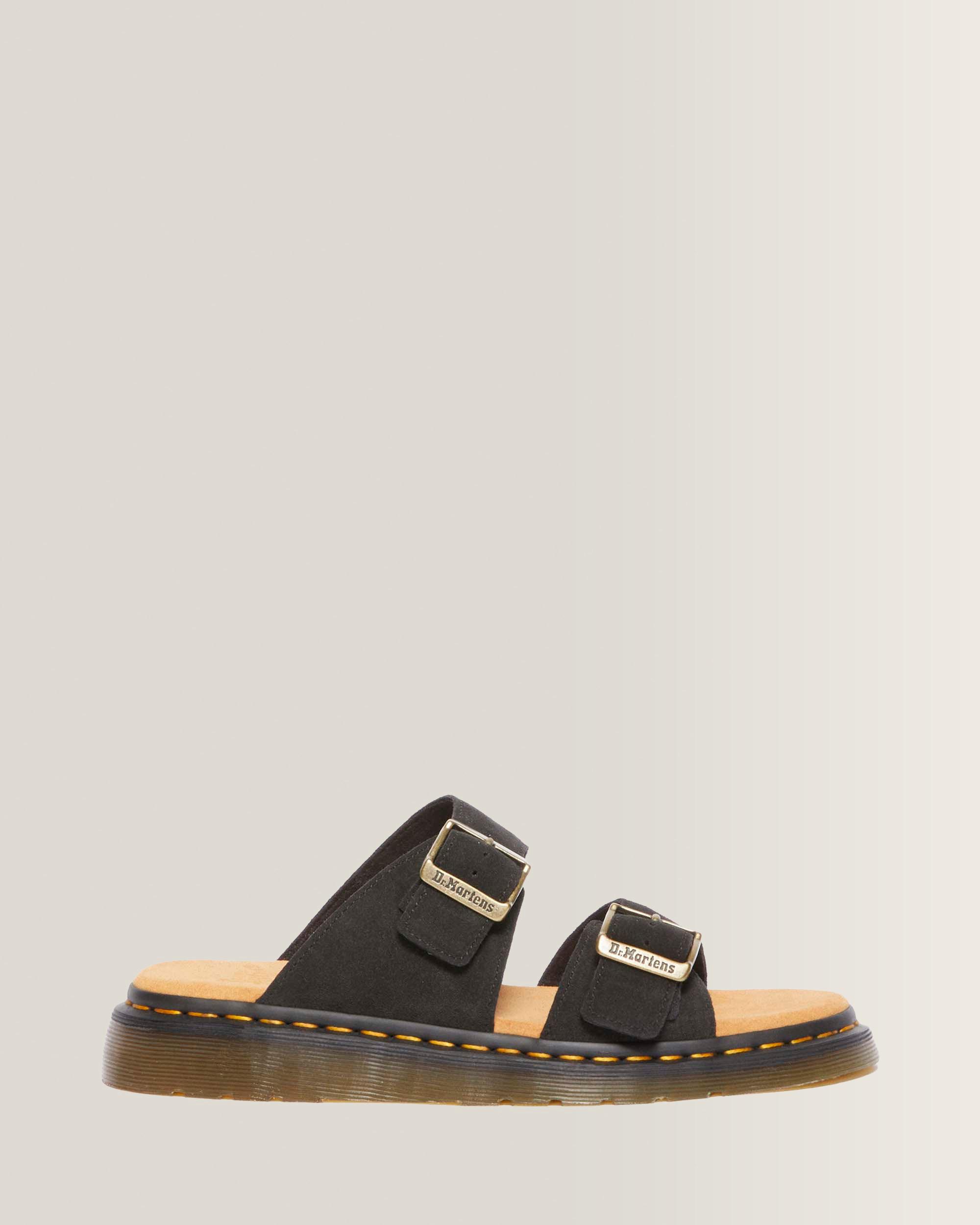 Josef Suede Slide Sandals