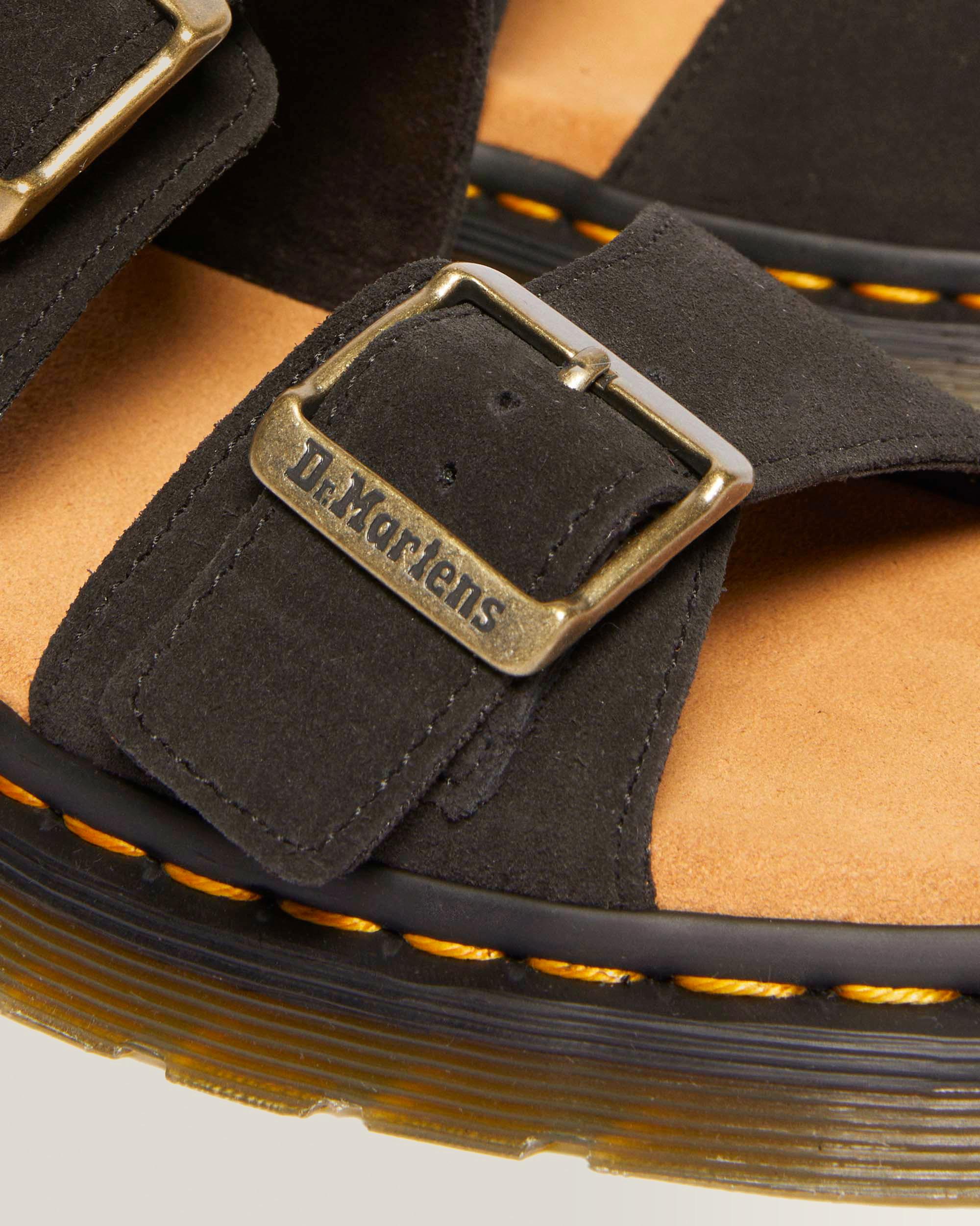 Josef Suede Slide Sandals