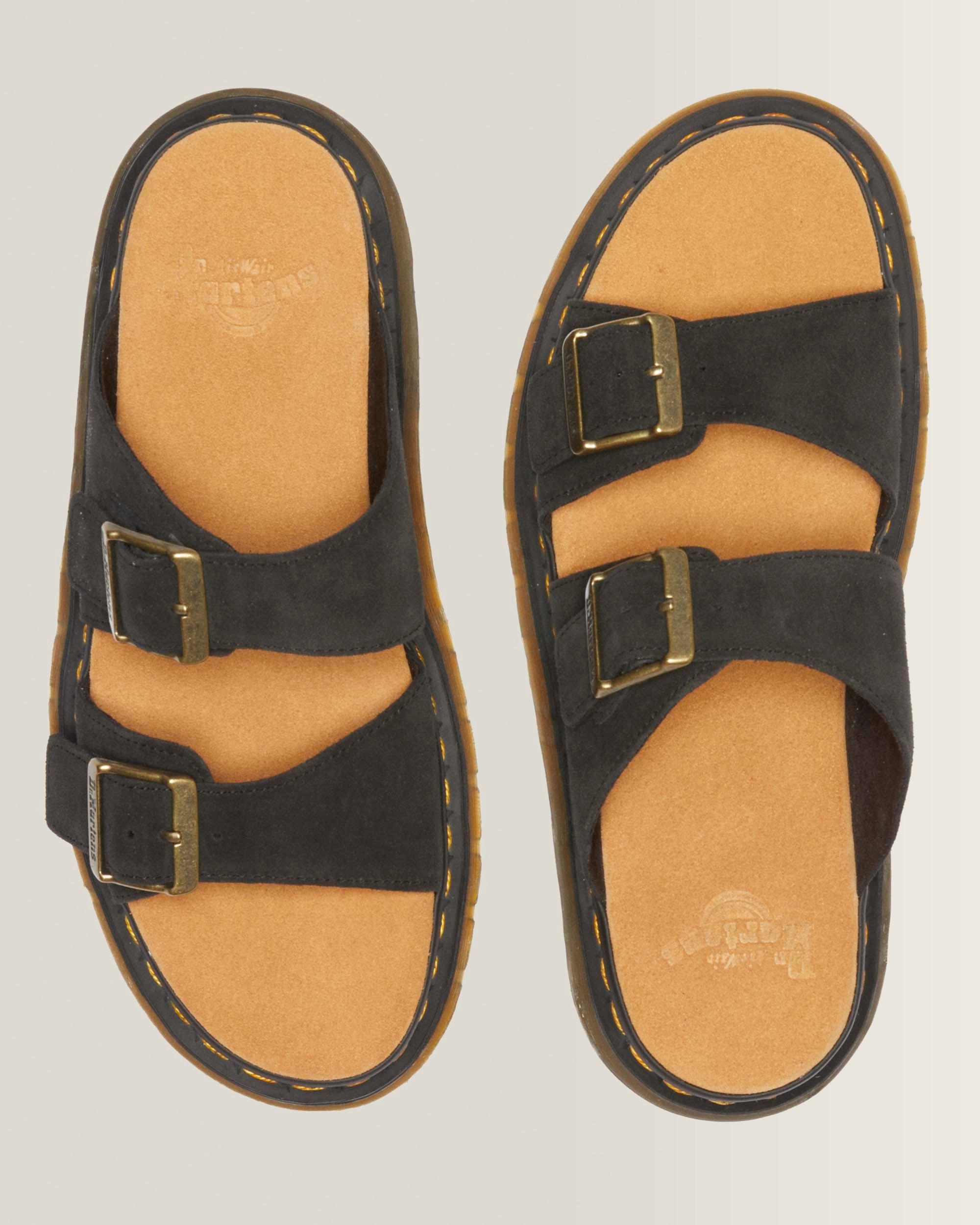 Josef Suede Slide Sandals