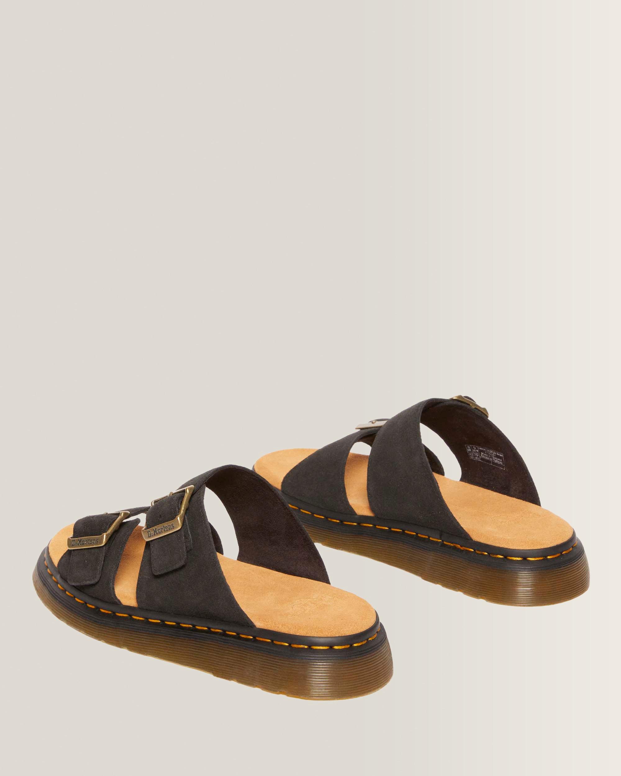 Josef Suede Slide Sandals