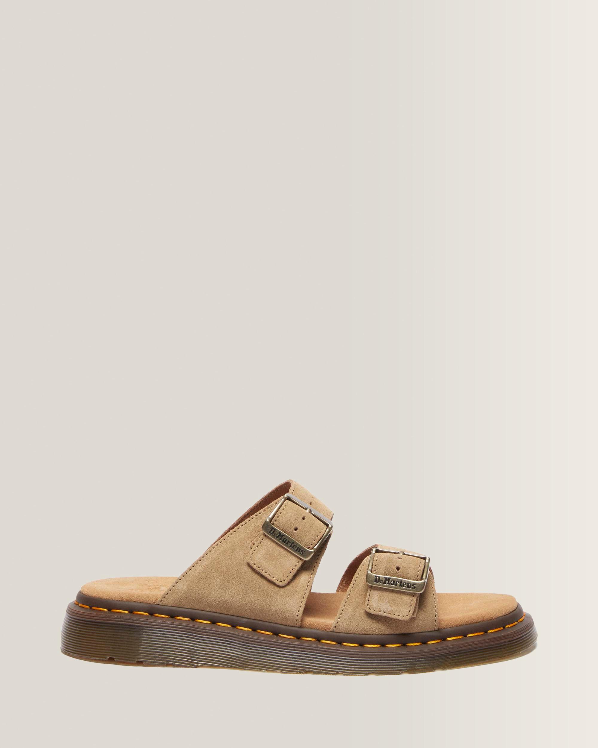 Josef Suede Slide Sandals