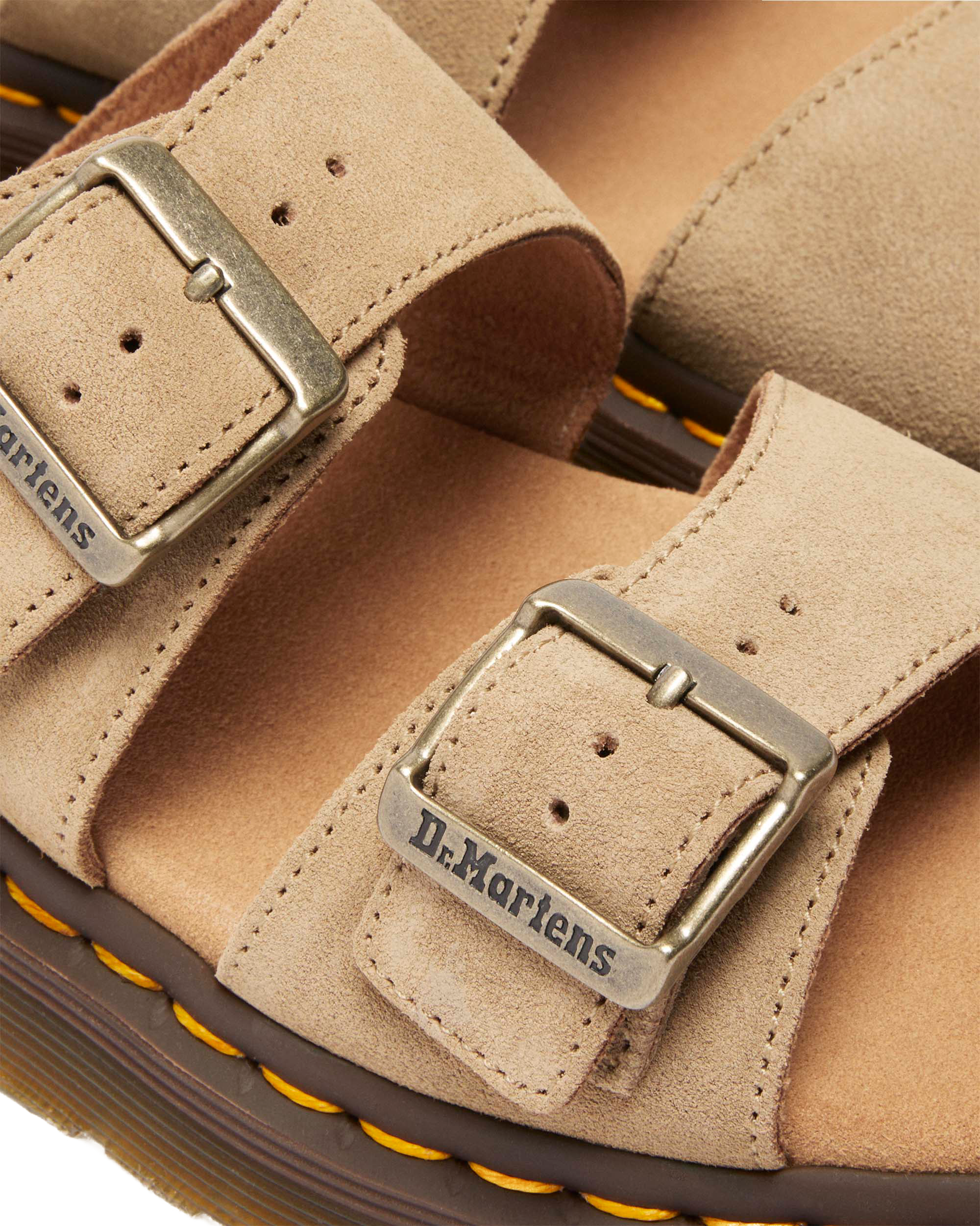 Josef Suede Slide Sandals in Savannah Tan | Dr. Martens™