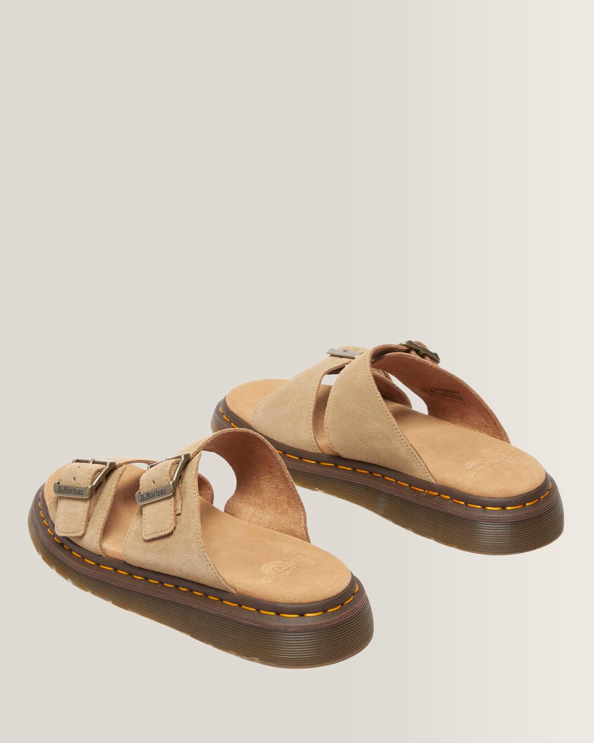 Josef Suede Slide Sandals