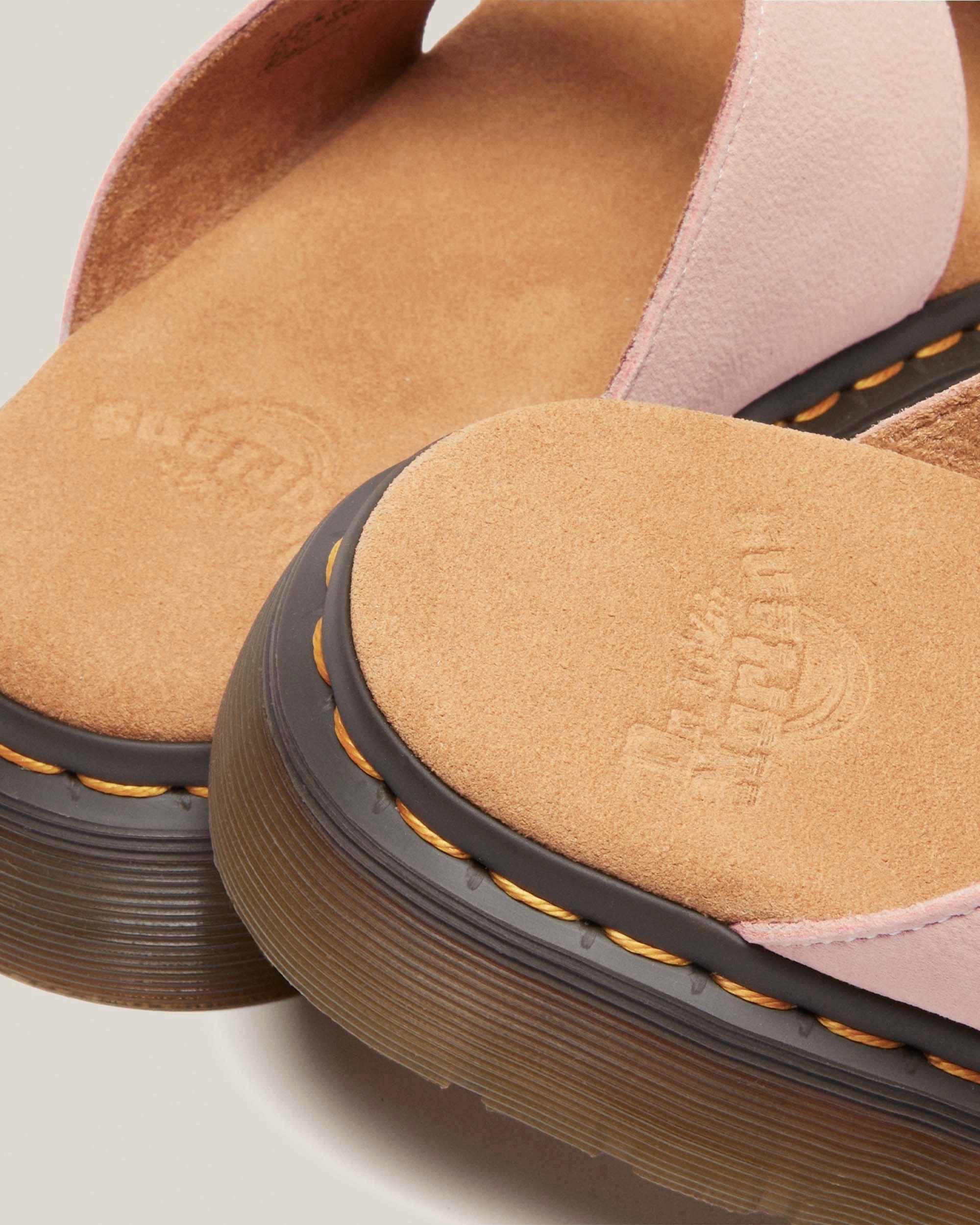 Josef Nubuck leather slide sandals