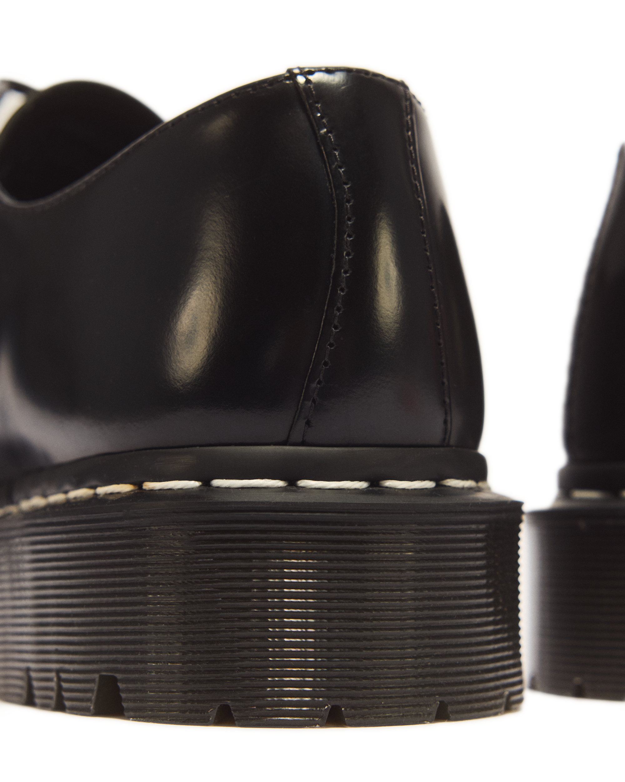 1461 Lace and zip Smooth leather shoes in BLACK | Dr. Martens™
