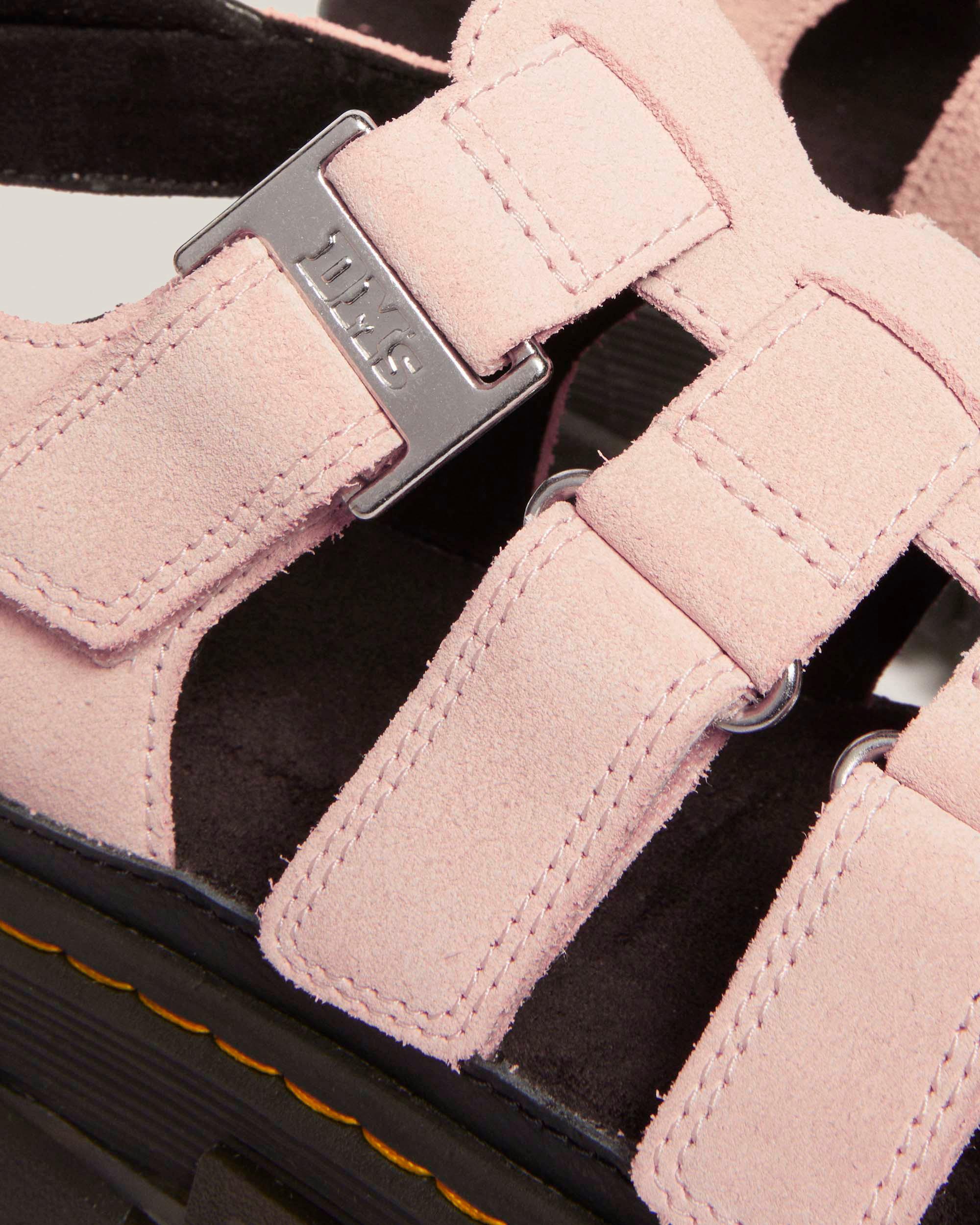 Mattison 3 Strap Sandals in Powder Pink | Dr. Martens™